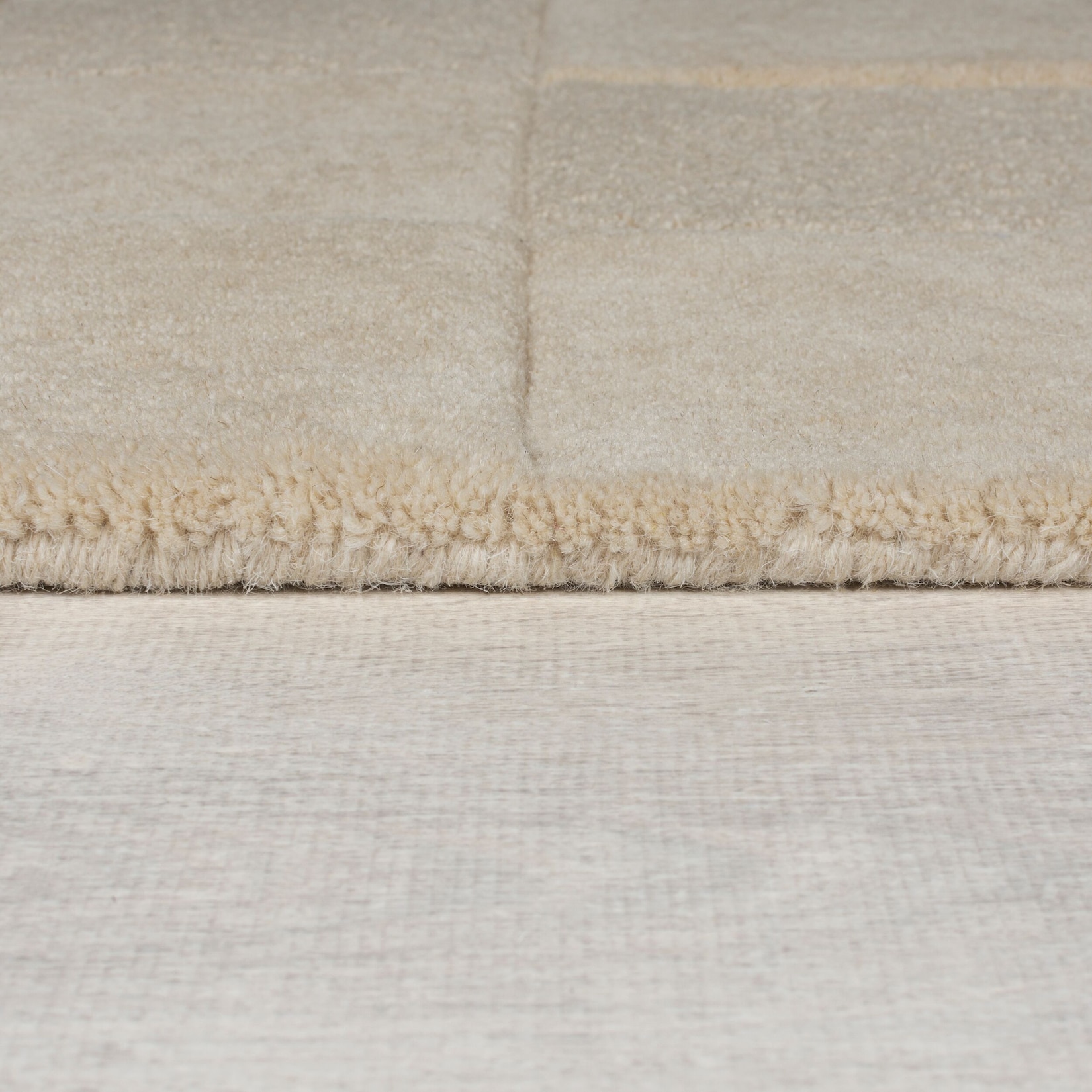 Läufer Wolle Beige 60 x 230 cm - DEBEN Kadima Design