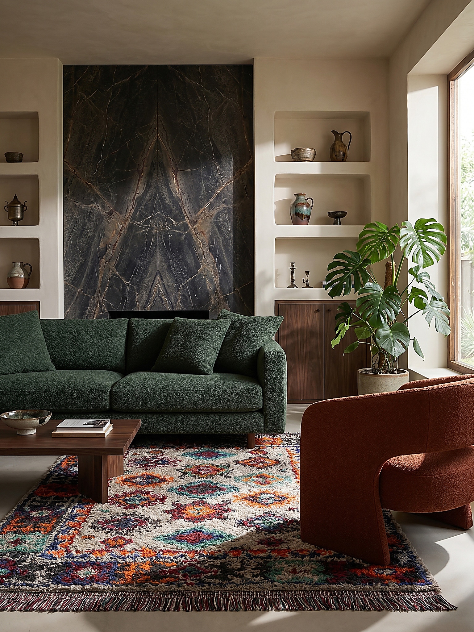 Shaggy-Teppich recycelt Bunt 160 x 230 cm - TAFRAUT | Kadima Design - Bild 1