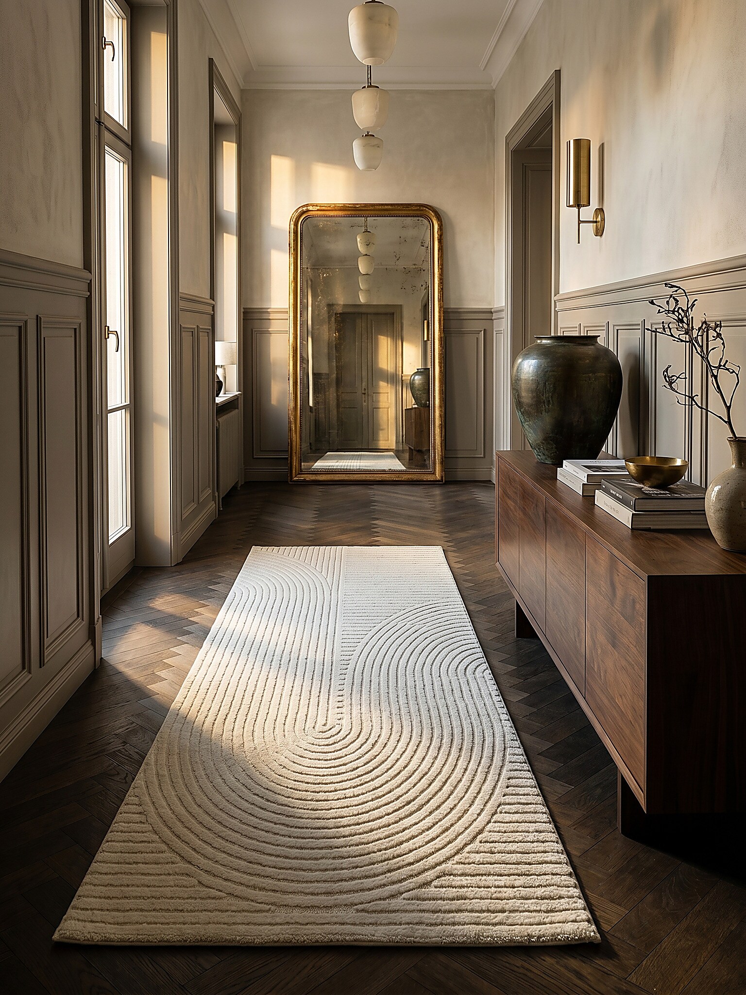 L&auml;ufer Kurzflor Creme 80x300 cm - CETINA | Kadima Design - Bild 1