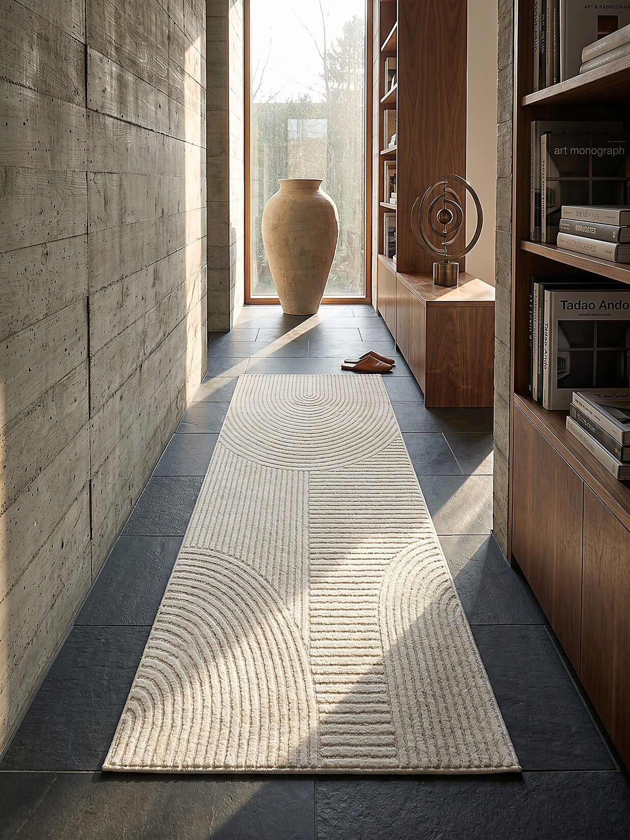 Läufer Kurzflor Creme 80x150 cm - CETINA Kadima Design