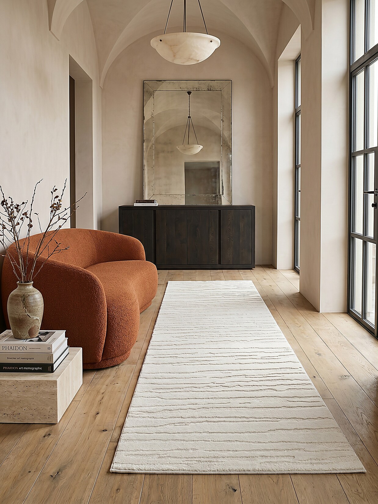 Läufer Kurzflor Creme 80x150 cm - CETINA Kadima Design