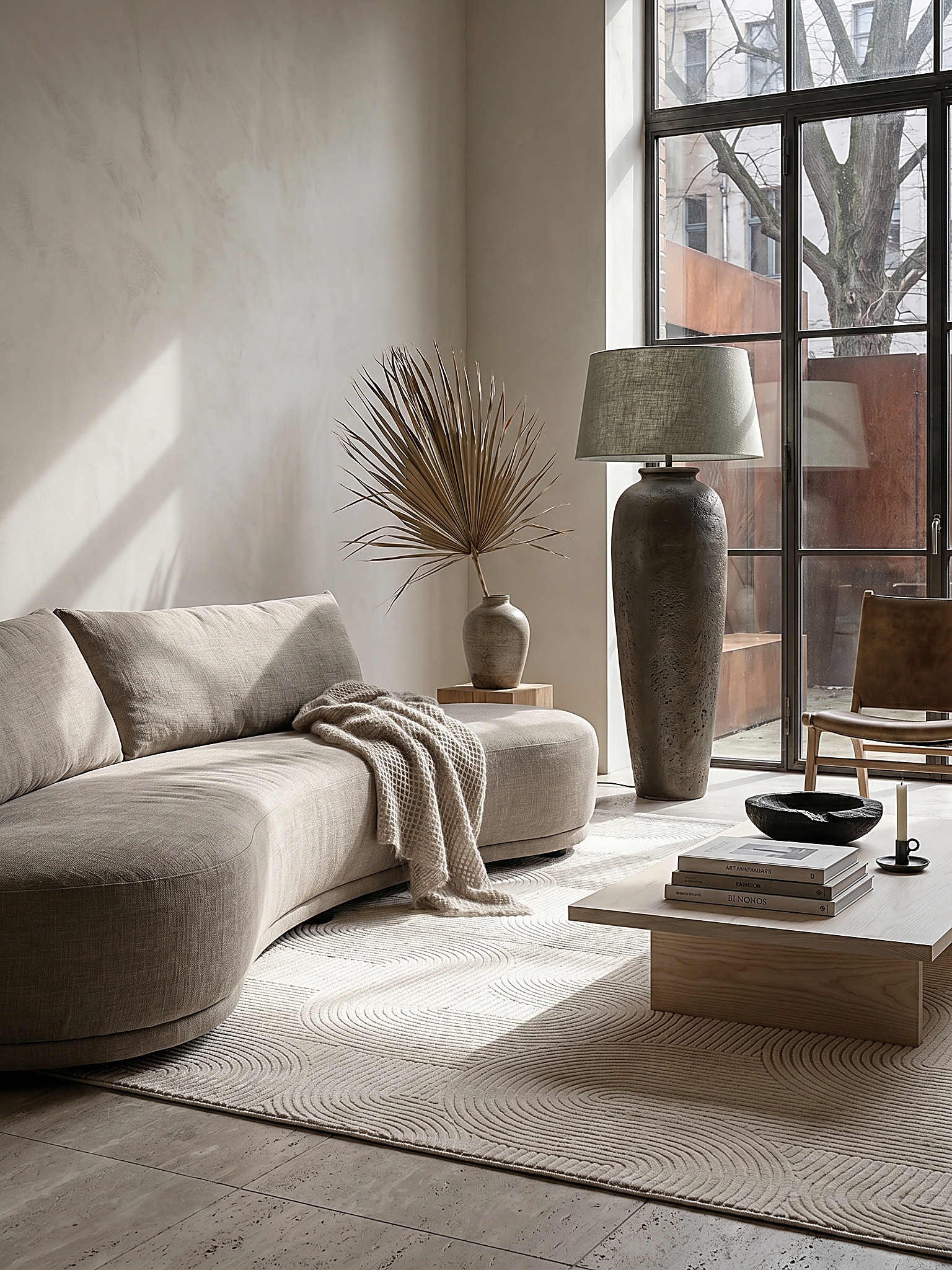 Teppich Kurzflor Creme 200x280 cm - DALAR | Kadima Design - Bild 1