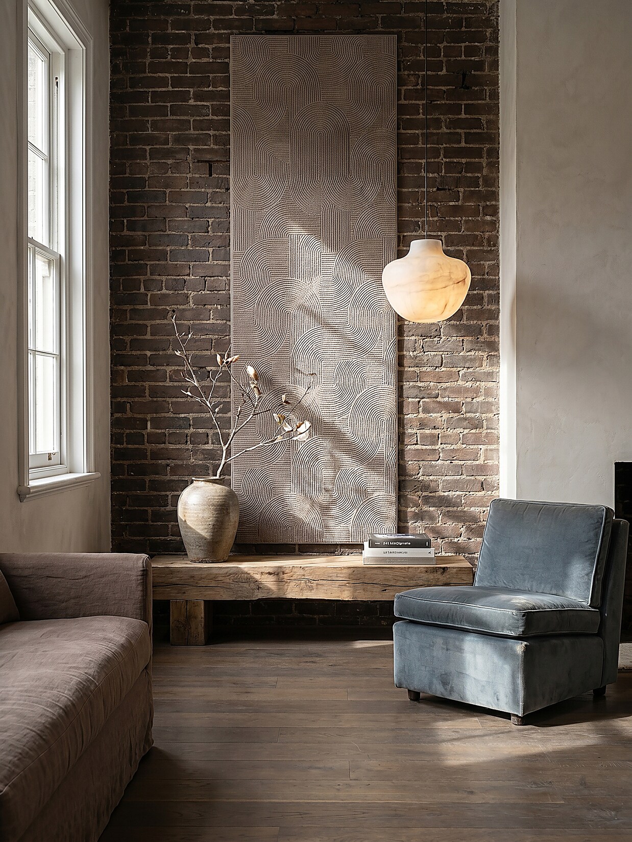 Läufer Kurzflor Beige 80x300 cm - DALAR Kadima Design