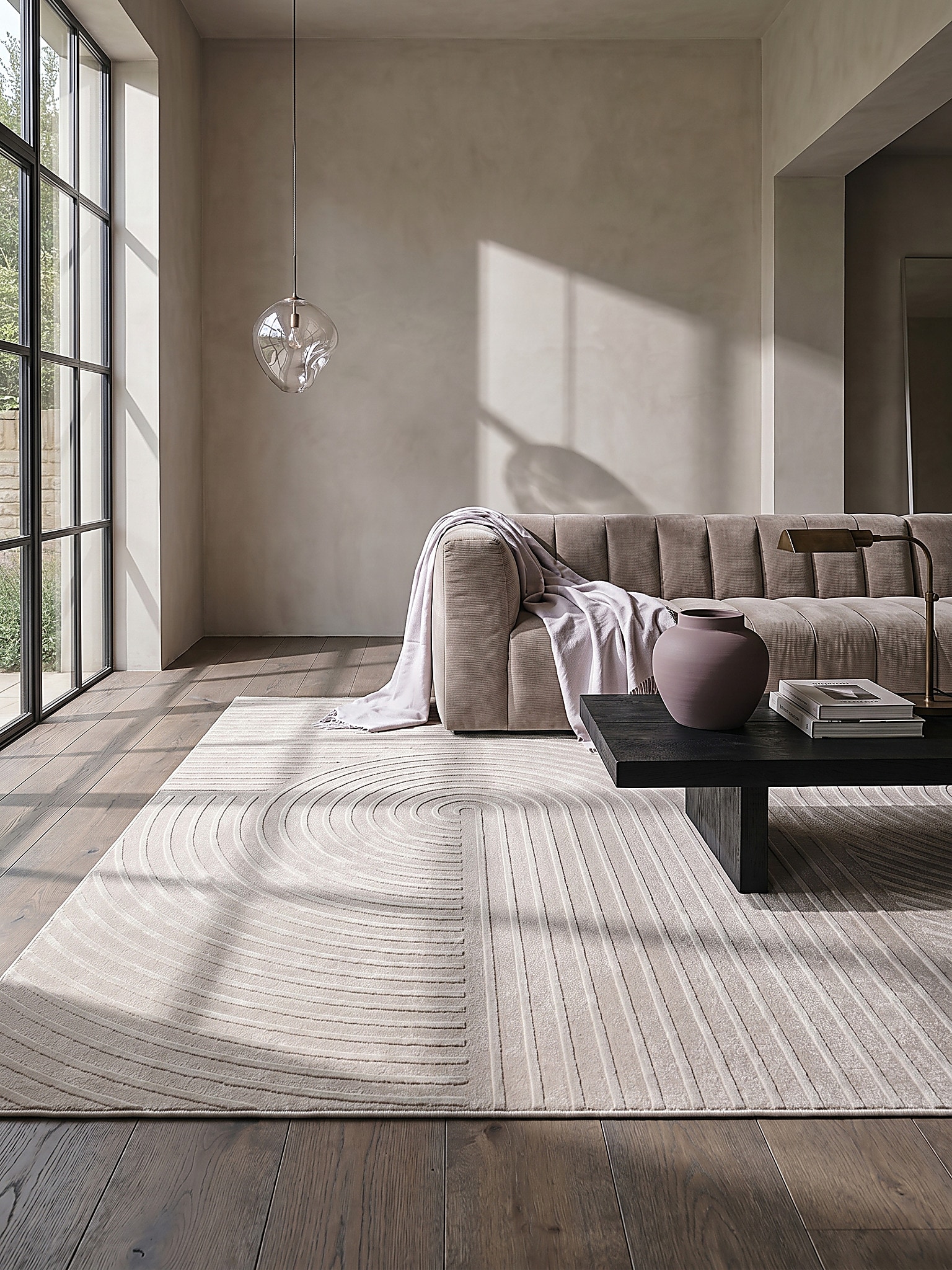 Teppich Kurzflor Beige 200x290 cm - ERESMA | Kadima Design - Bild 1