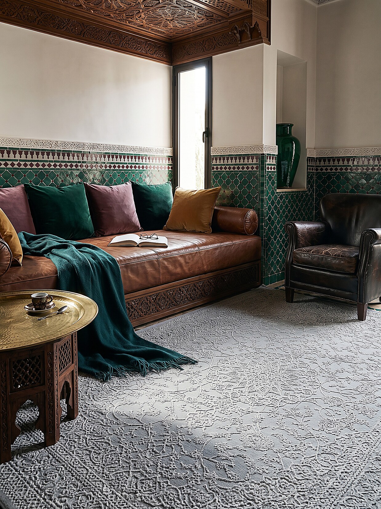 Teppich Waschbar Creme 200x290 cm - KASOS Kadima Design