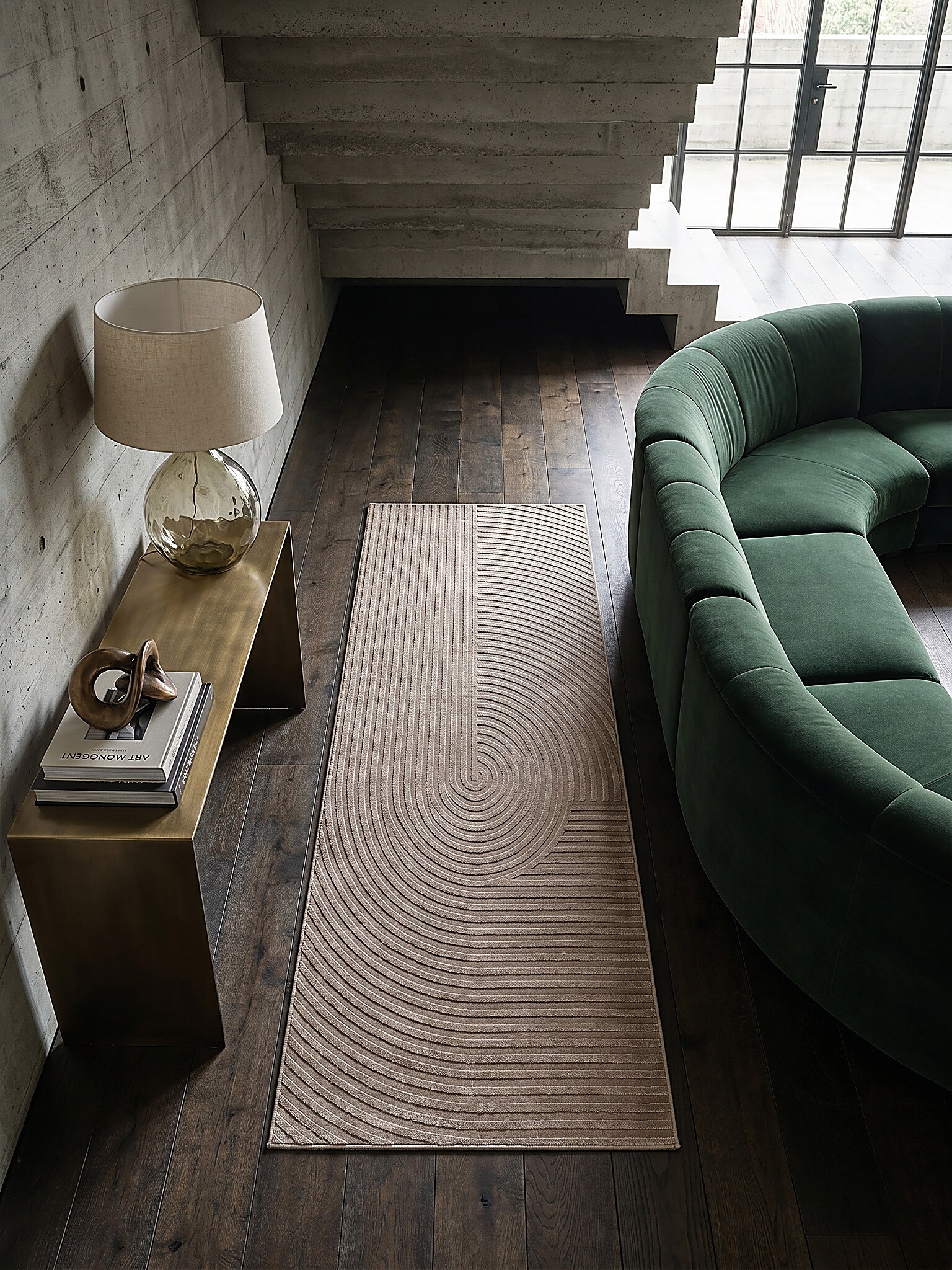 L&auml;ufer Kurzflor Beige 80x150 cm - ERESMA | Kadima Design - Bild 1