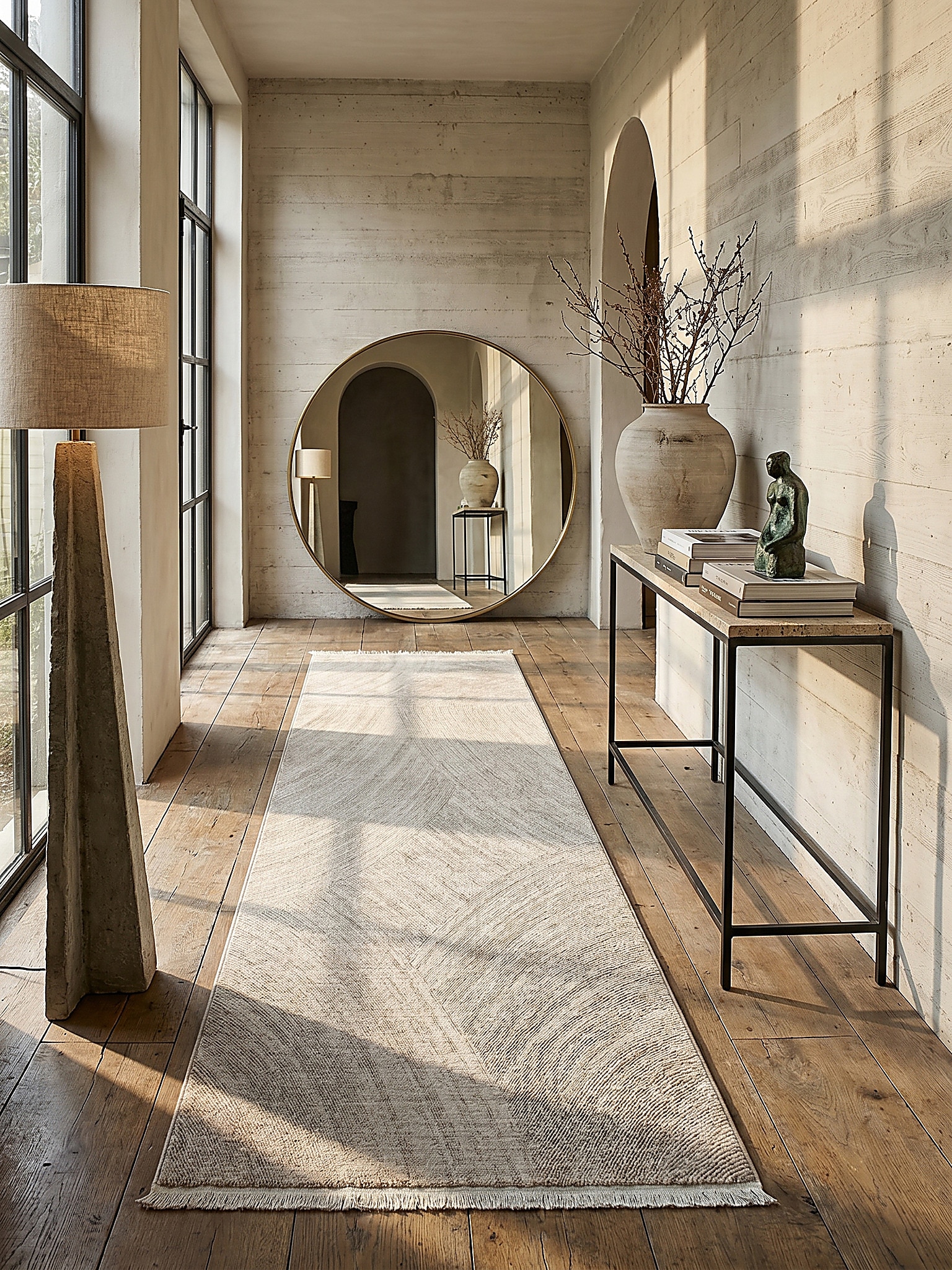 L&auml;ufer Kurzflor Beige 80x150 cm - SCRIVIA | Kadima Design - Bild 1