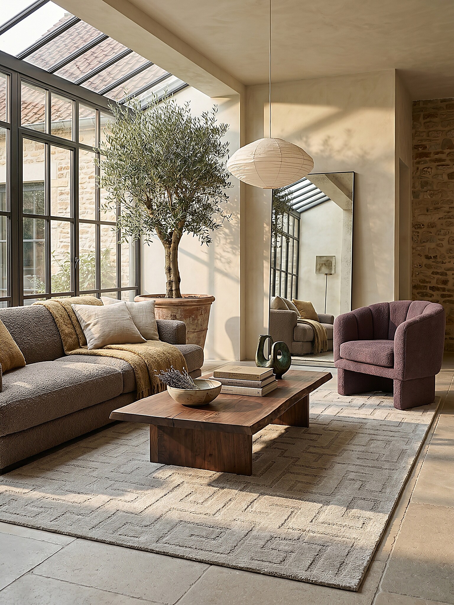 Teppich Kurzflor Beige 120x160 cm - MUOTA | Kadima Design - Bild 1