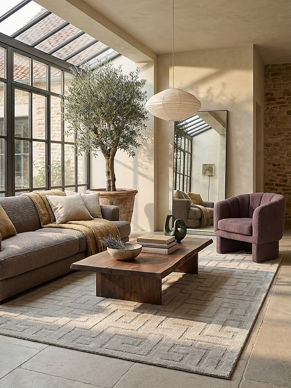 Teppich Kurzflor Beige 120x160 cm - MUOTA Kadima Design