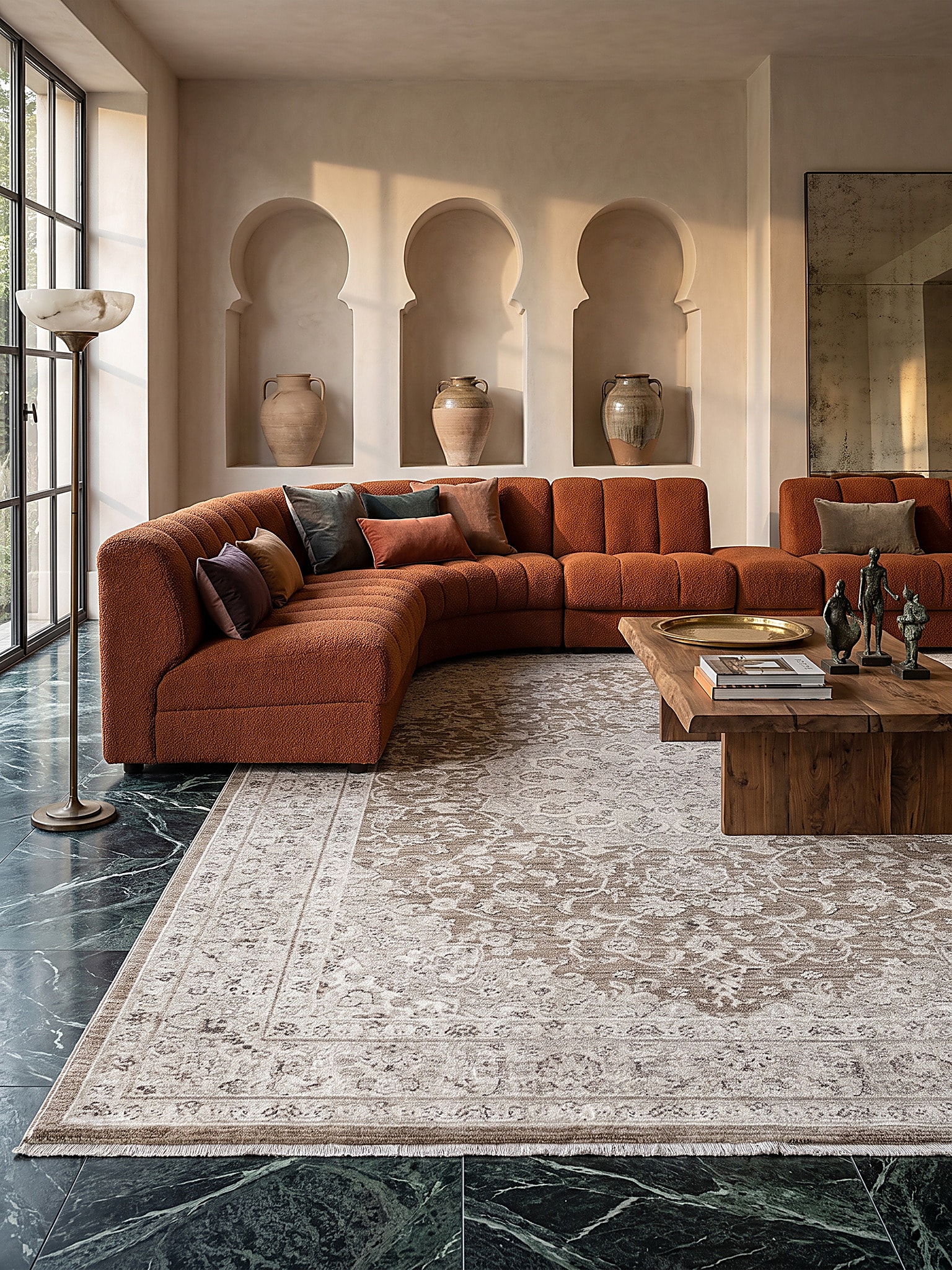 Teppich Kurzflor Braun 200x290 cm - SCRIVIA | Kadima Design - Bild 1