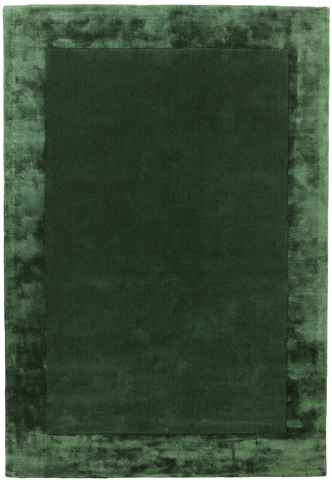 Wollteppich handgewebt TYNE, mit Bordüre, Grün, 200 x 290 cm