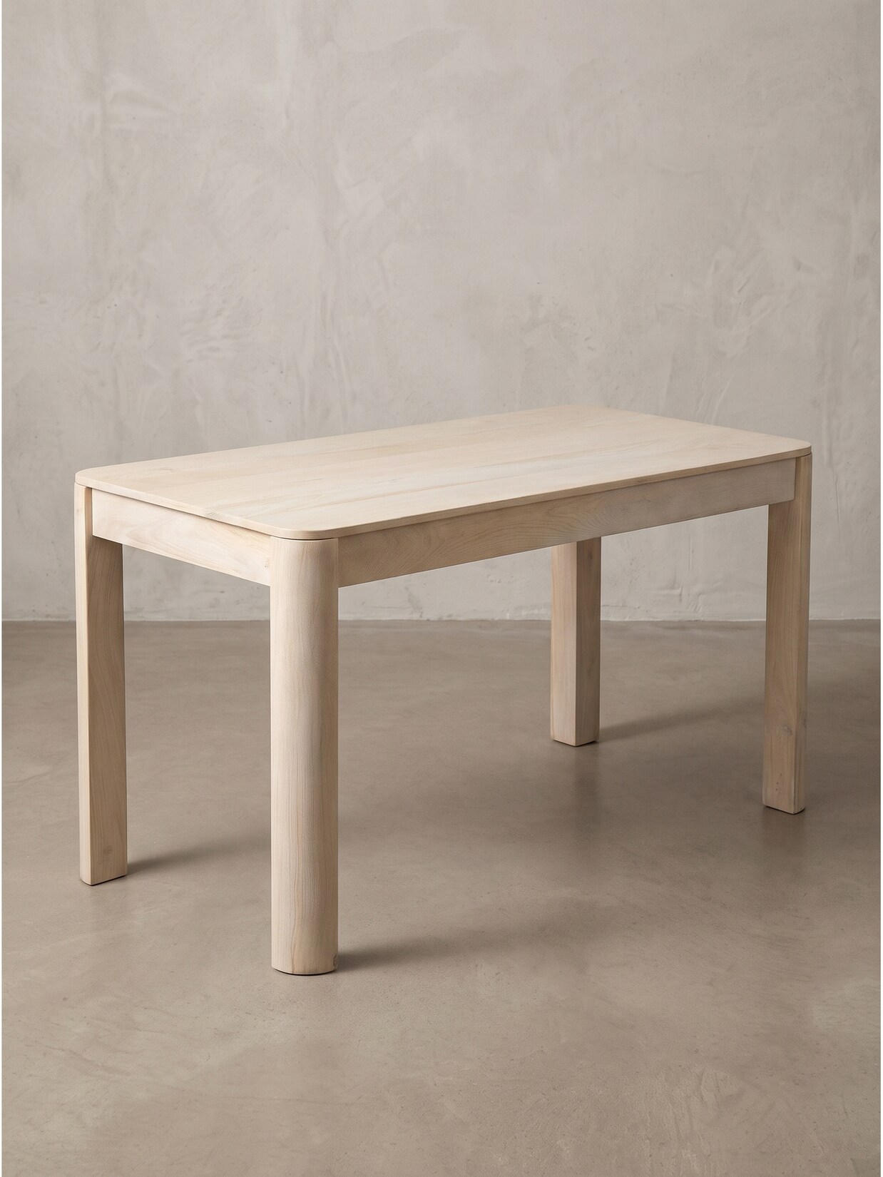 Esstisch Mango Massivholz Weiß-Mango 120x60x76 cm - CHARENTE Kadima