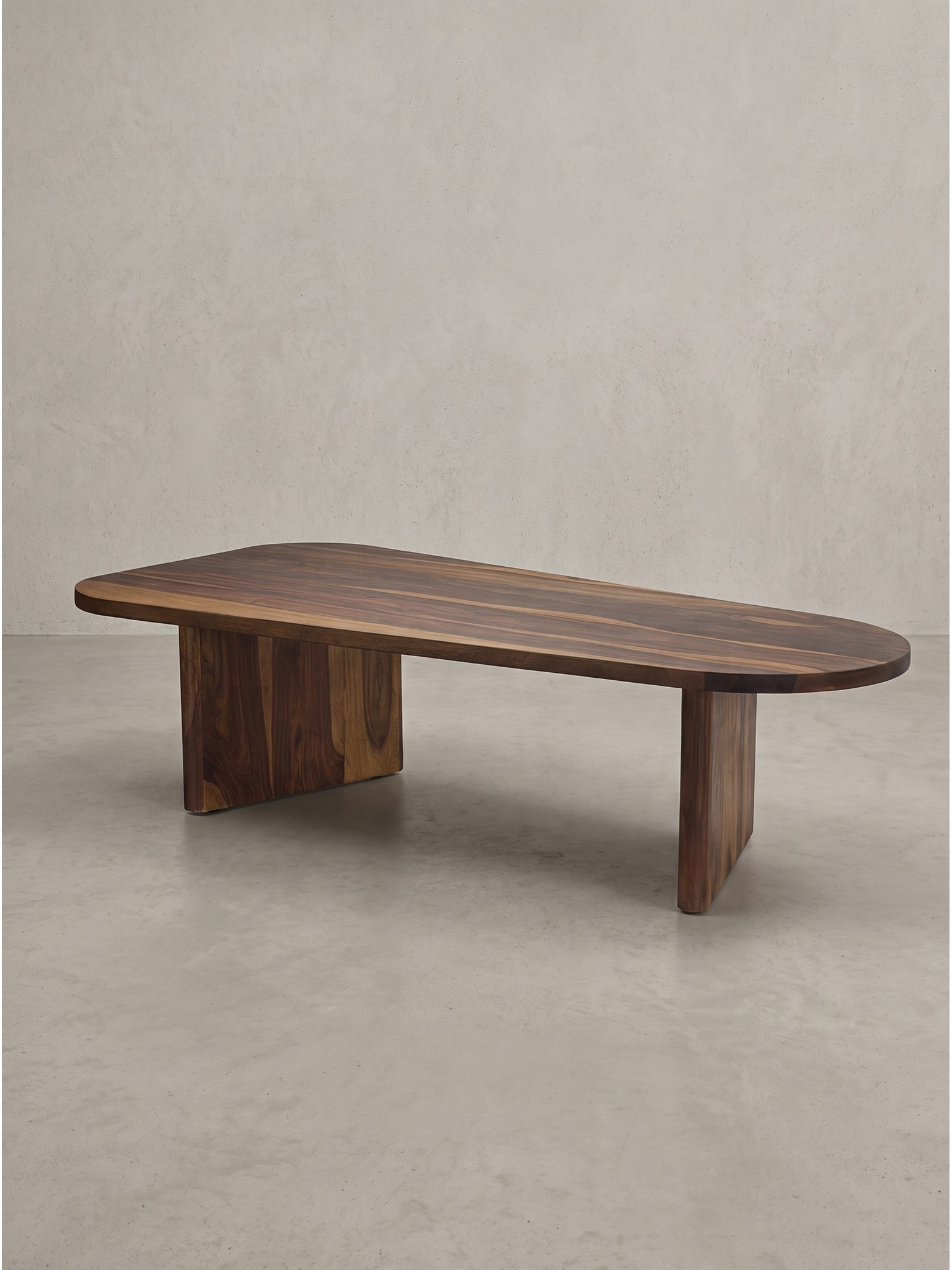Couchtisch Dunkles Massivholz 120x60x32 cm - CAZORLA | Kadima Design - Bild 1