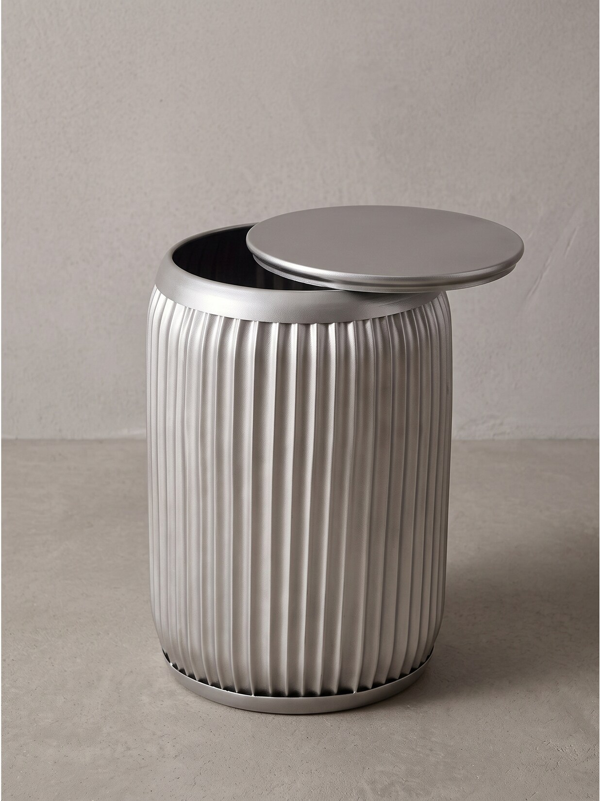 Beistelltisch Eisen Silber Ø 35x50 cm - LAITA Kadima Design