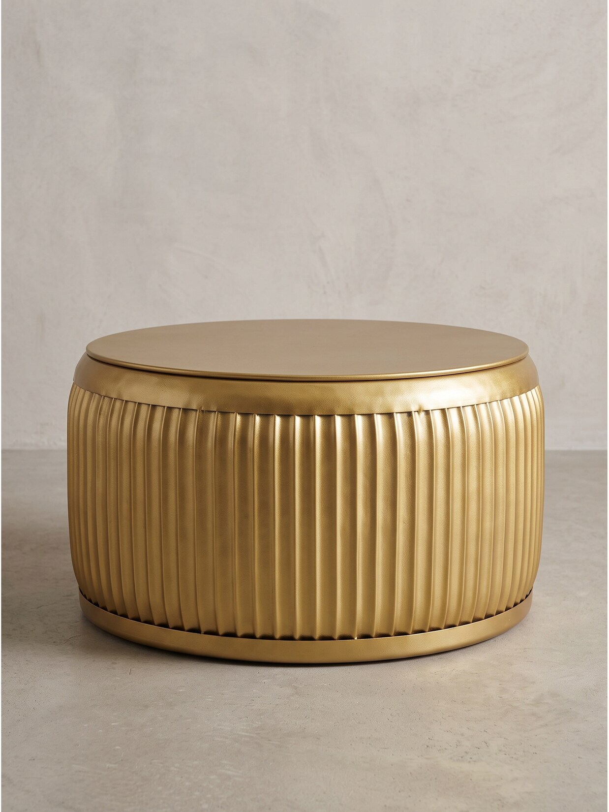 Couchtisch Eisen Gold Ø 60x32 cm - LAITA Kadima Design