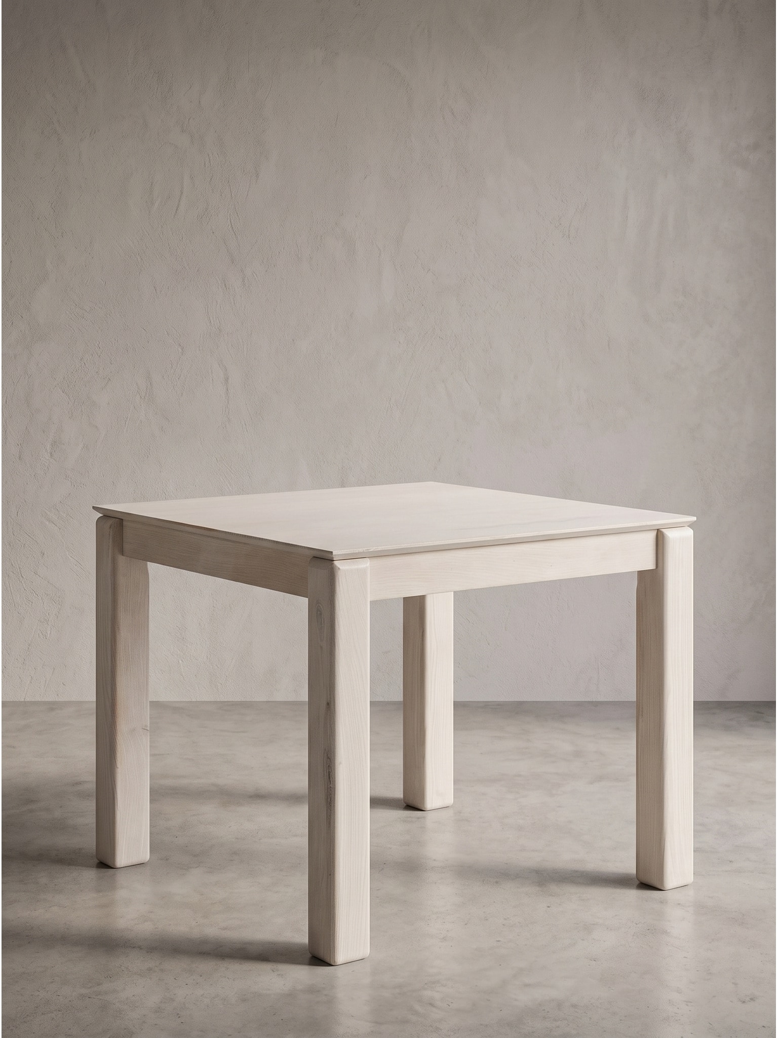 Esstisch Mango Massivholz Wei&szlig;-Mango 80x80x75 cm - CHARENTE | Kadima - Bild 1