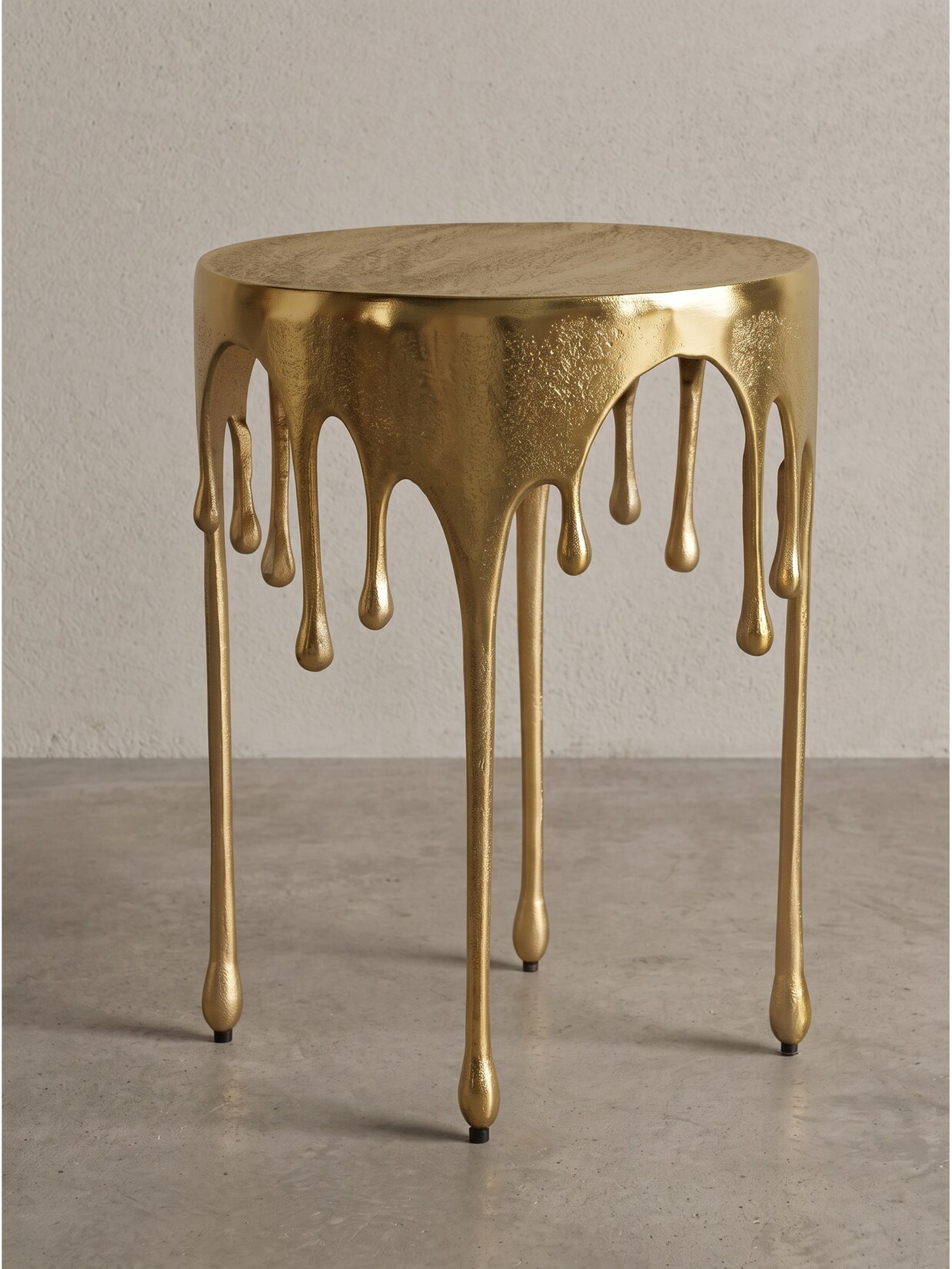 Beistelltisch Aluminium Gold Ø 43x56 cm - GARD Kadima Design