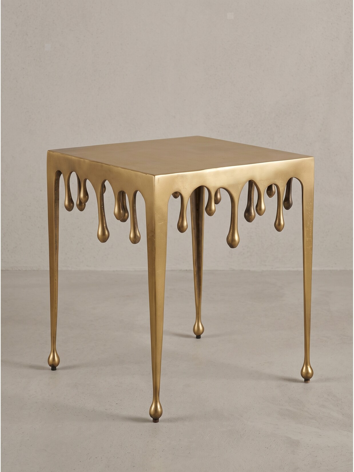 Beistelltisch Aluminium Gold 45,5x45,5x51 cm - GARD Kadima Design