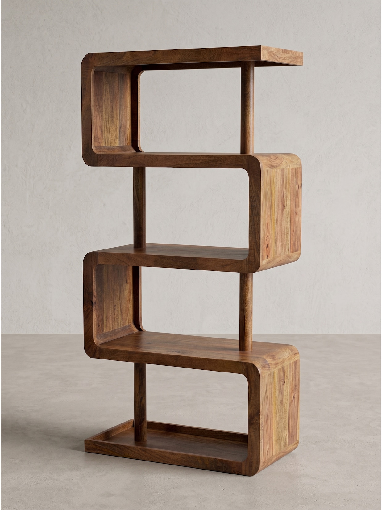 Bücherregal Mango Massivholz 80x40x160 cm - KREMS Kadima Design