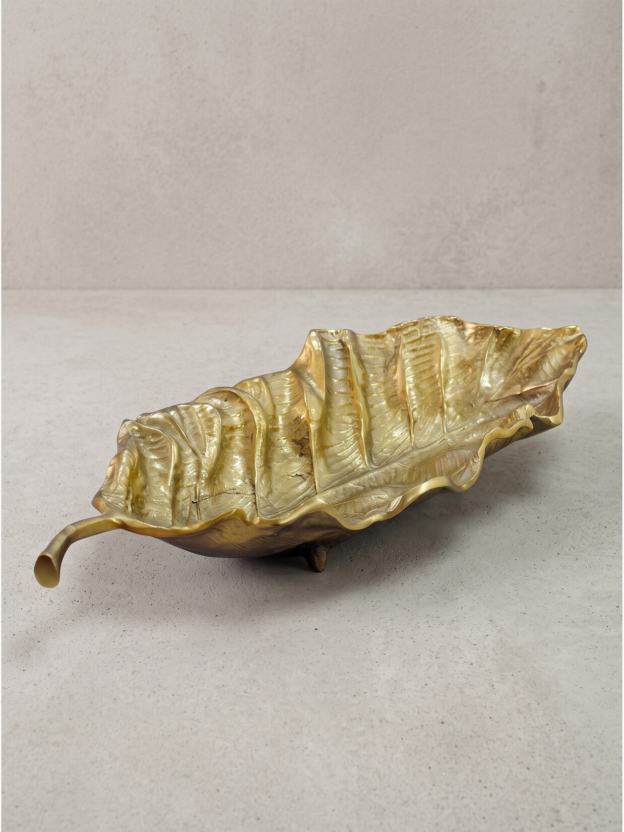 Dekoschale Aluminium Gold 67x27x11 cm - SUBIACO Kadima Design