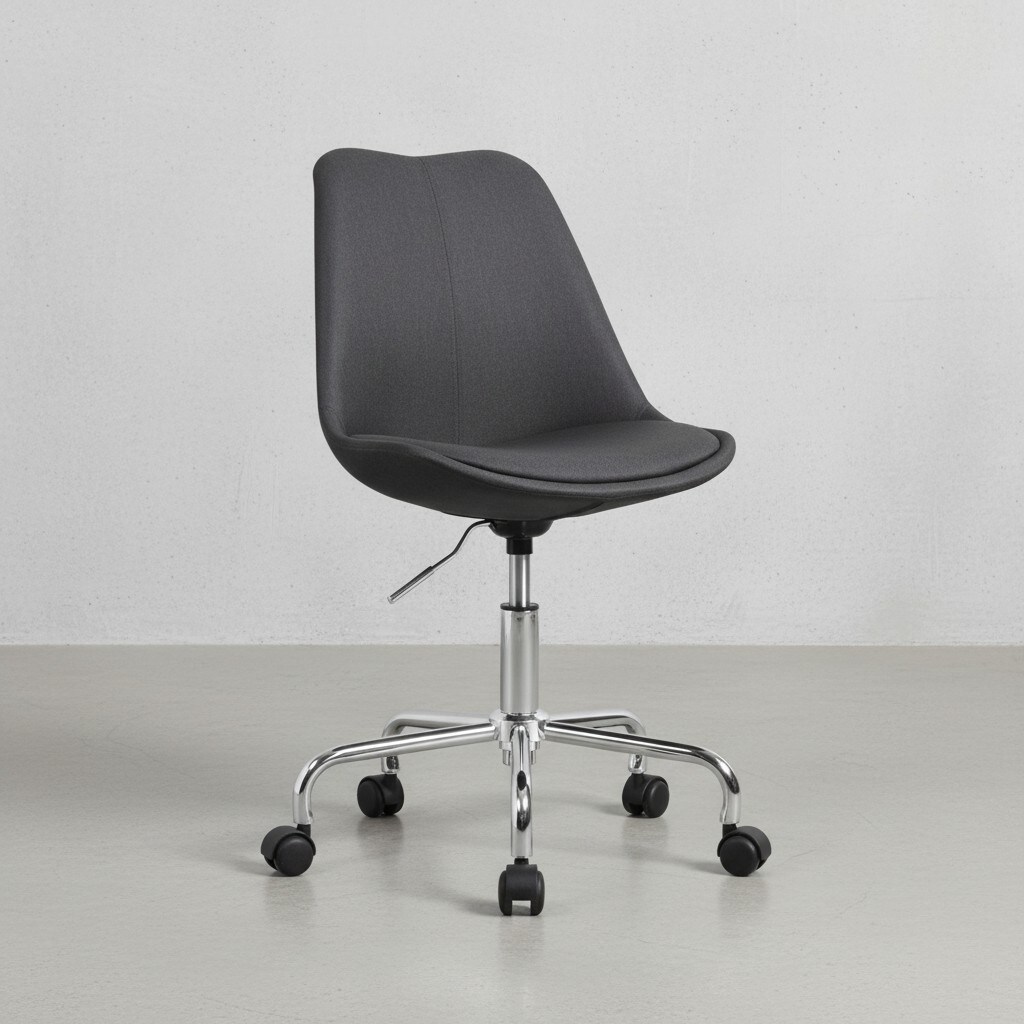 KADIMA DESIGN Schalenstuhl MESCHIO für Homeoffice, 360° Drehfunktion, max. 110 kg Belastung, in verschiedenen Farben