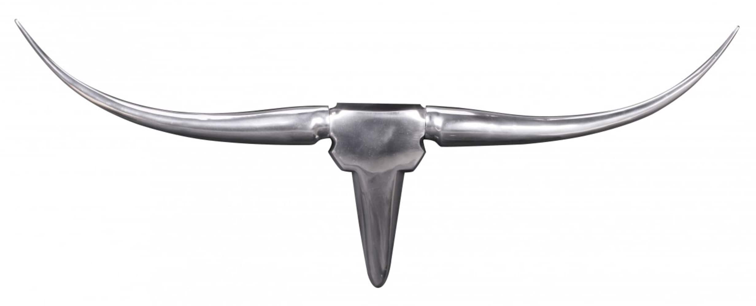 KADIMA DESIGN Wanddekoration Geweih, Aluminium, 74x35x5cm, Elegantes Handwerk, Modernes Design - Bild 1