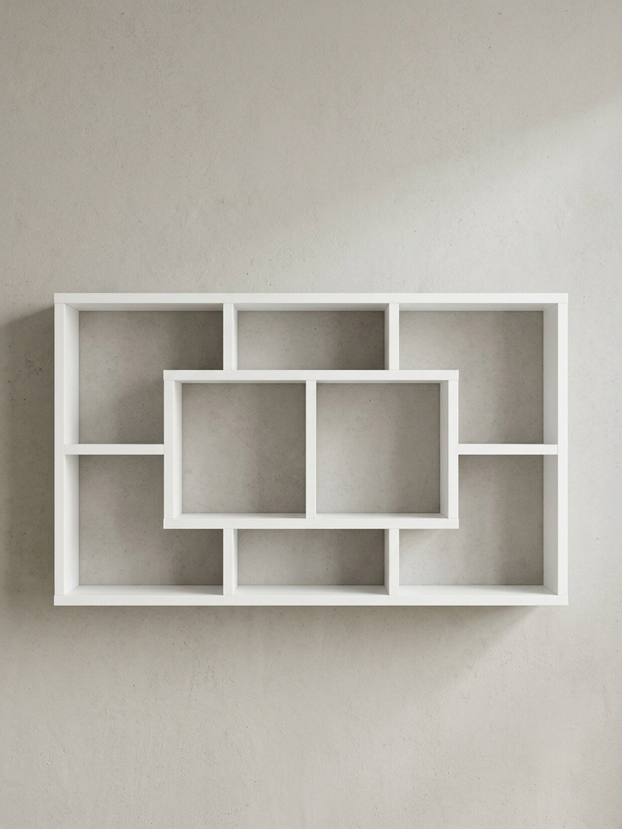 KADIMA DESIGN Wandregal RUR: Modernes Design, MDF, 85x47.5x16 cm, melaminharzbeschichtet