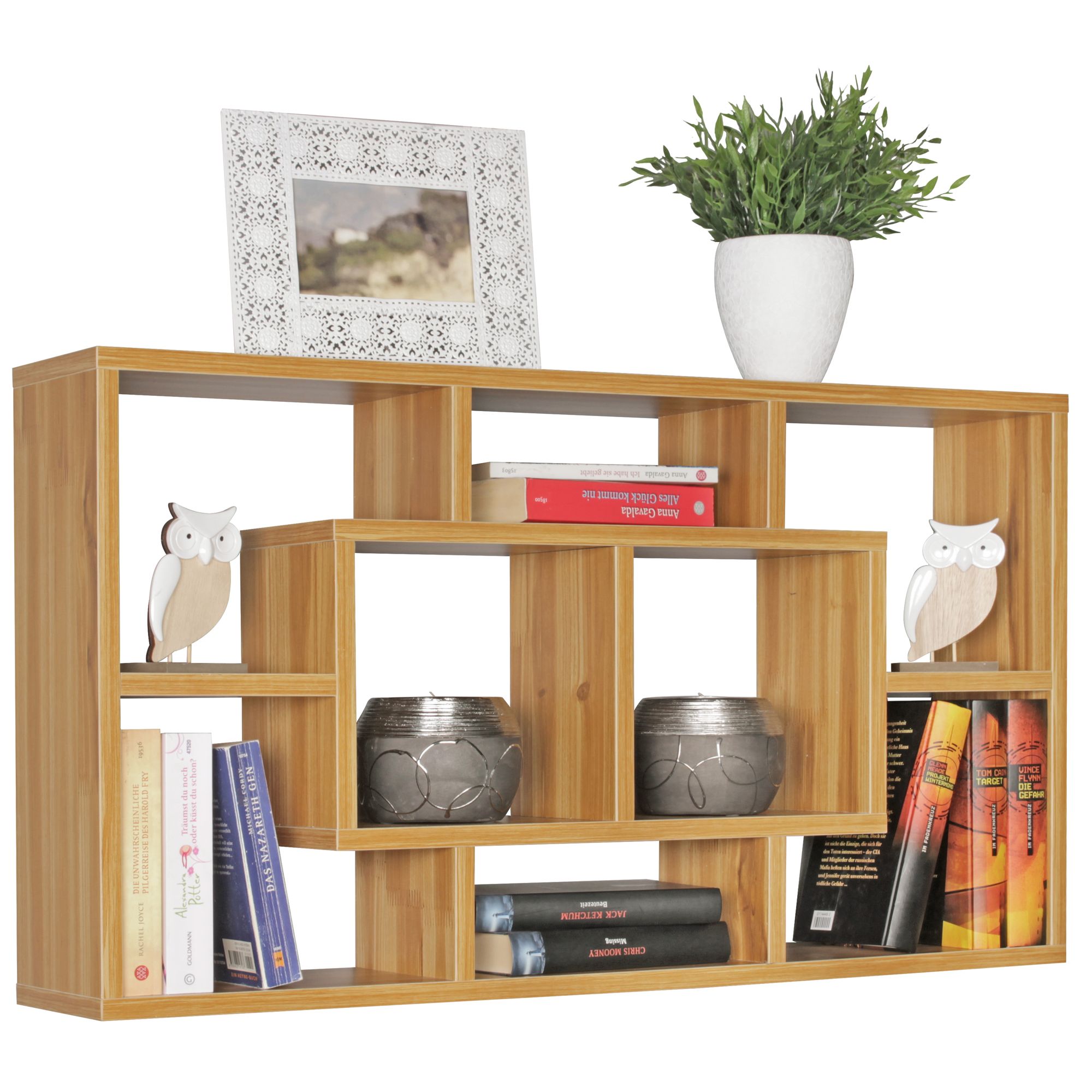 KADIMA DESIGN Wandregal RUR: Modernes Design, MDF, 85x47.5x16 cm, melaminharzbeschichtet - Bild 1