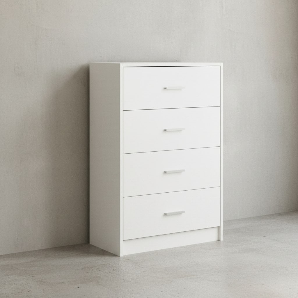 KADIMA DESIGN Hochglanz Sideboard, 4 Schubladen, modern, zeitlos, vielseitig einsetzbar. - Bild 1