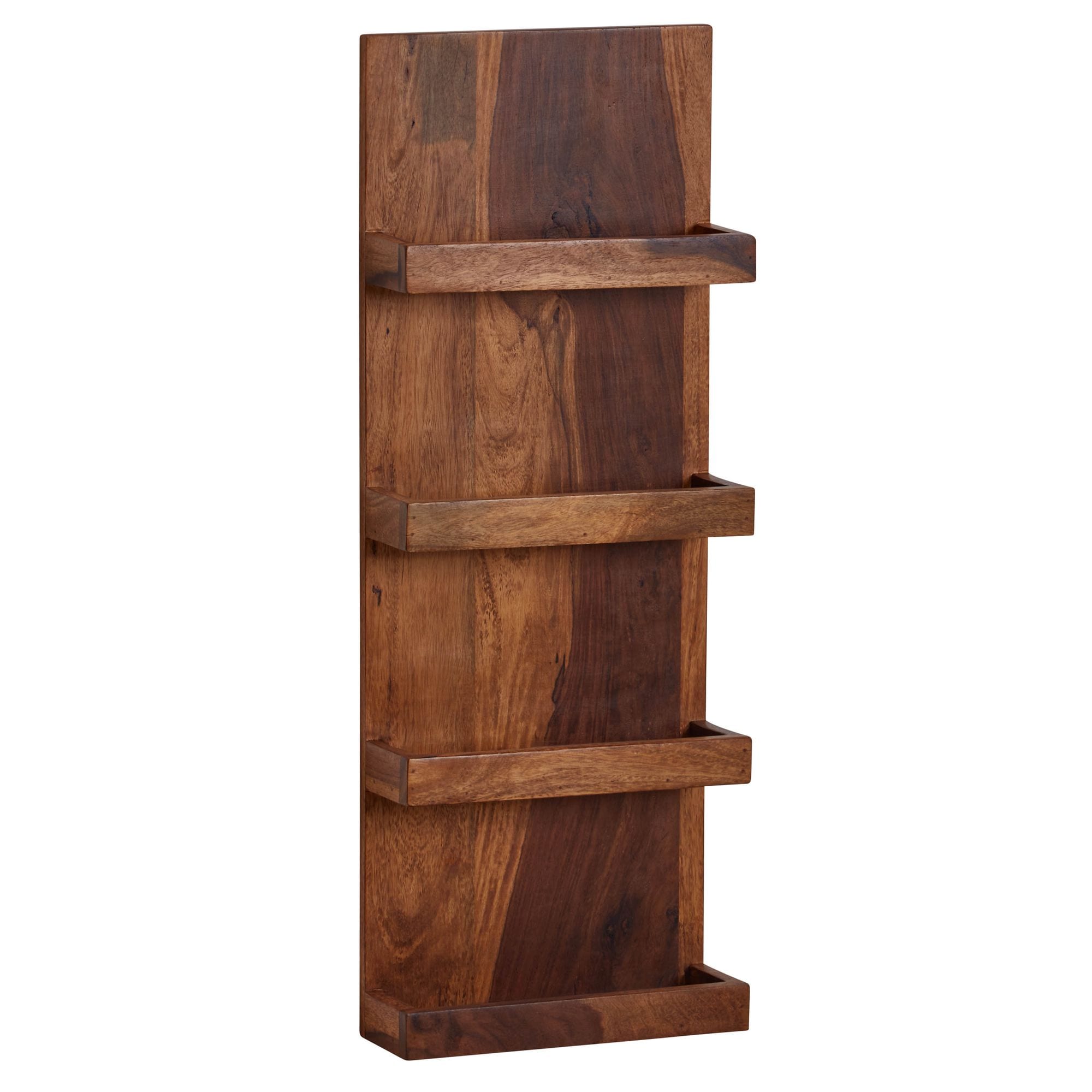 KADIMA DESIGN Sheesham Massivholz Wandregal, Nachhaltiges, handgefertigtes Regal - Bild 1