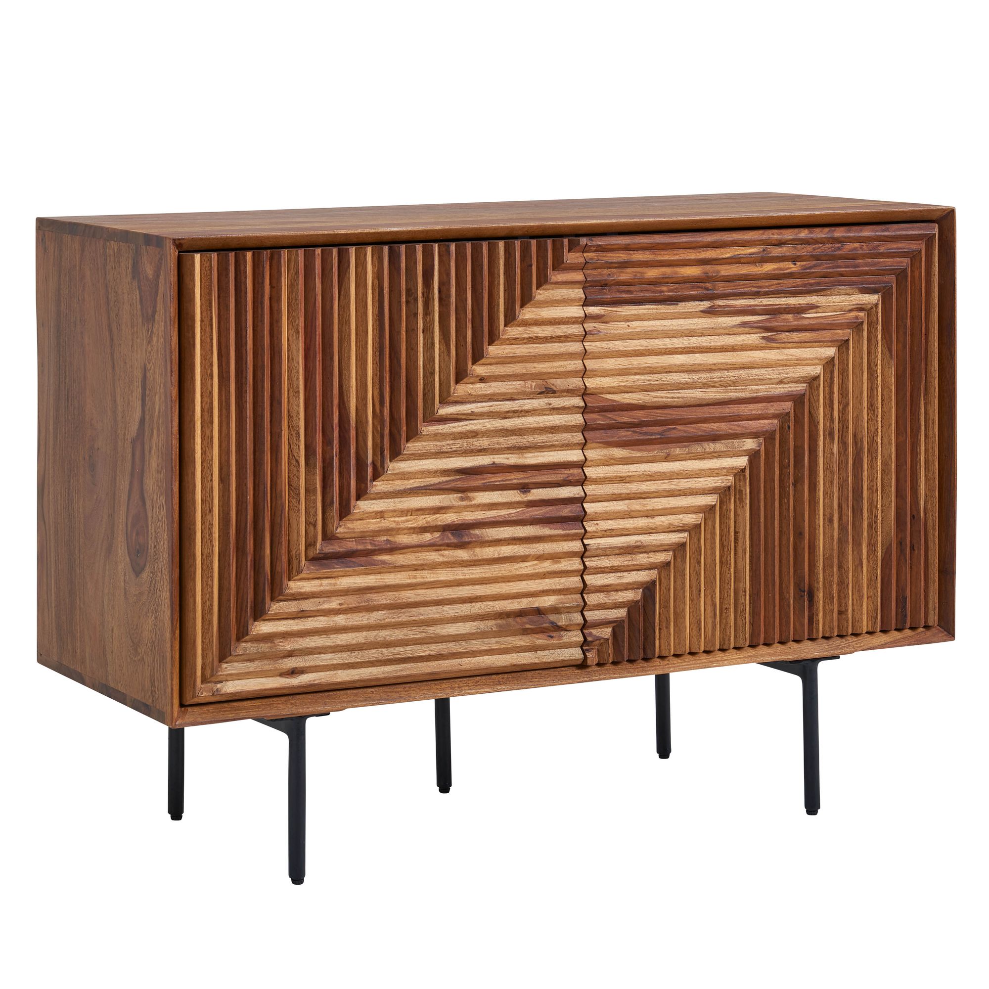 KADIMA DESIGN "Harmony" 3D-Sideboard mit Metalldetails und viel Stauraum, Elegantes Wood-Design - Bild 1