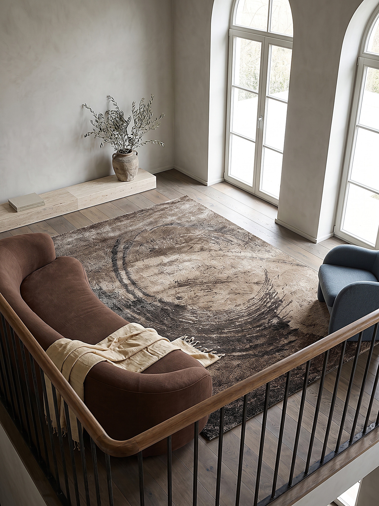 Teppich Pflegeleicht Braun 200x290 cm - OGLIO | Kadima Design - Bild 1