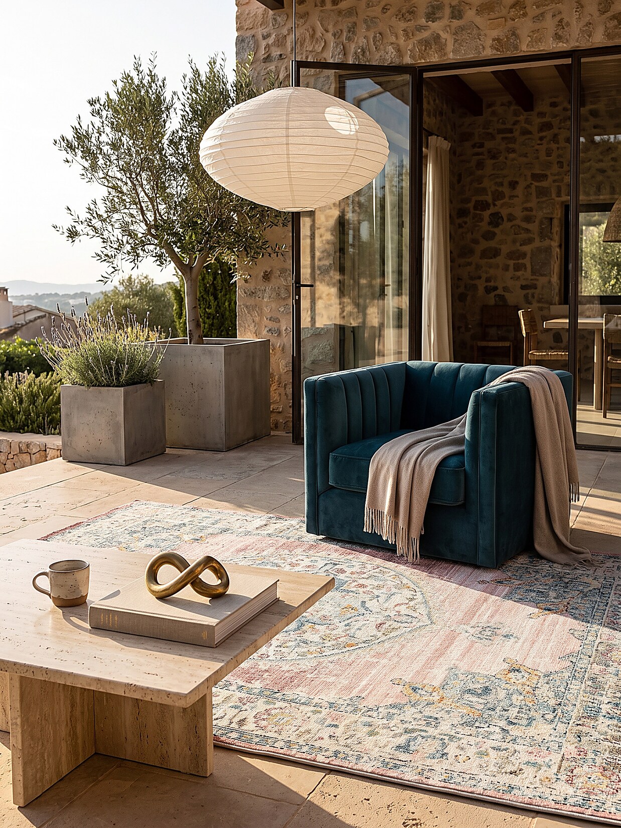 Outdoor-Teppich Wetterfest Pink 160x230 cm - LIMMAT Kadima Design