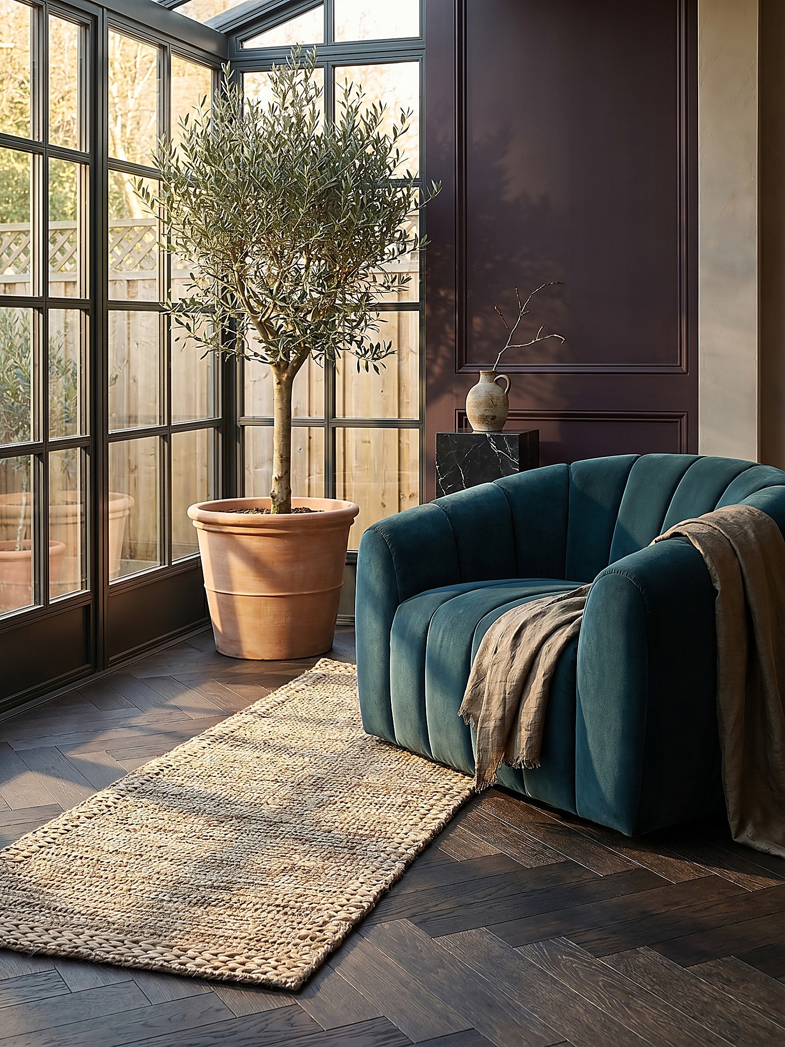 L&auml;ufer Boho Natur 60 x 230 cm - CHASE | Kadima Design - Bild 1