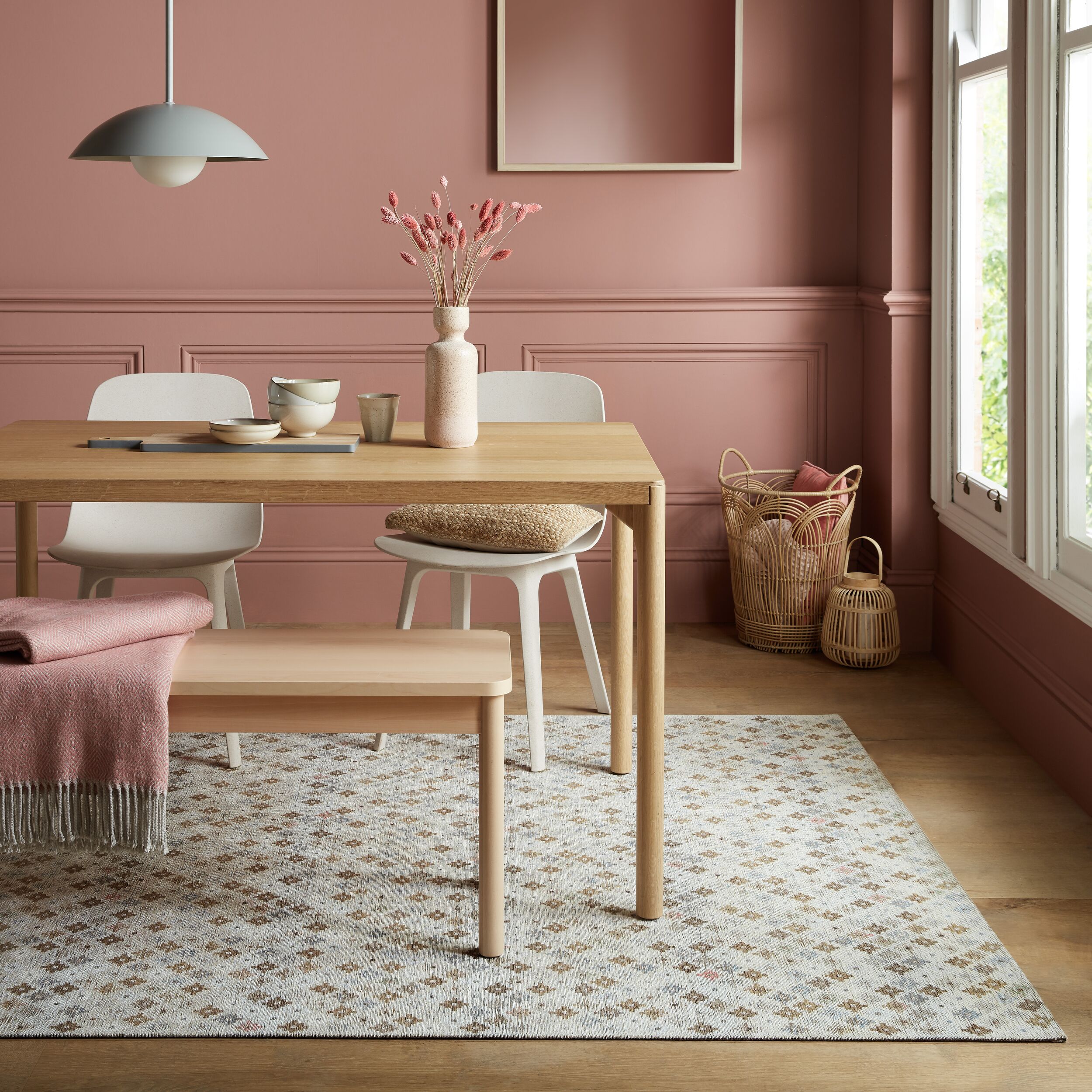 Teppich Boho Erdt&ouml;ne-Bunt 200 x 290 cm - COQUET | Kadima Design - Bild 1