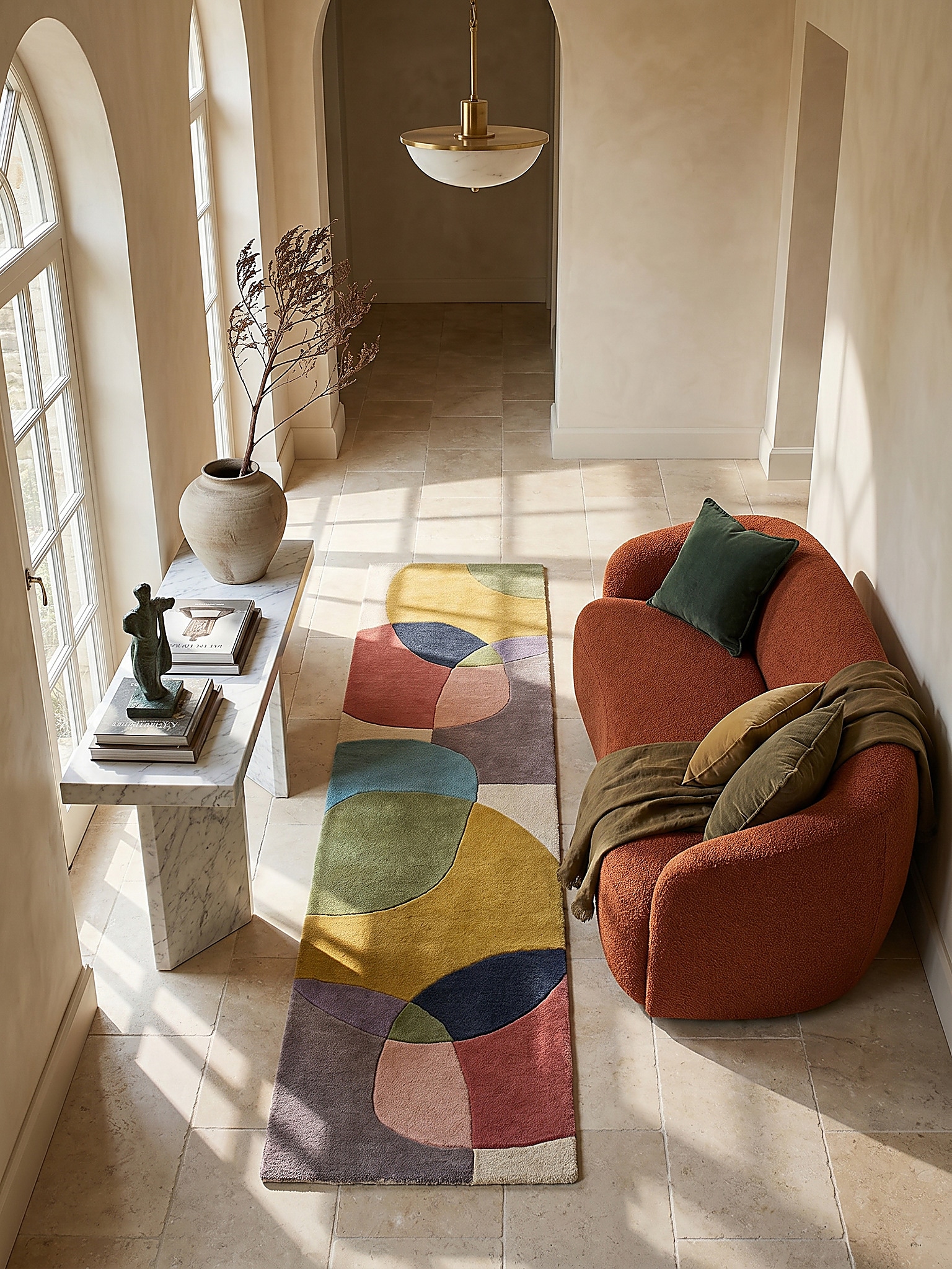 L&auml;ufer abstrakt Bunt 60 x 230 cm - AIRE | Kadima Design - Bild 1