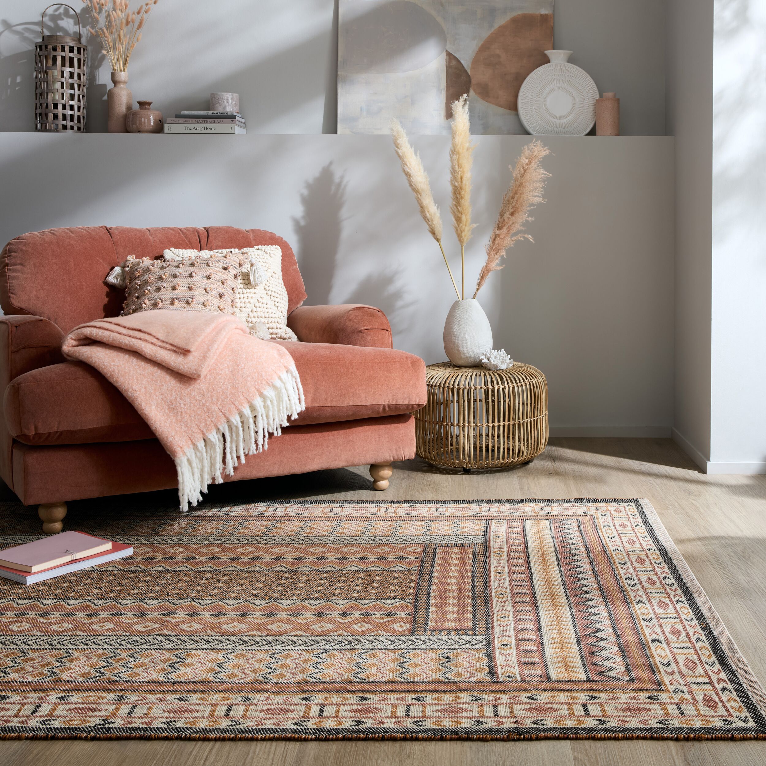 Jute-Teppich Orient Terrakotta 200 x 290 cm - CAM | Kadima Design - Bild 1