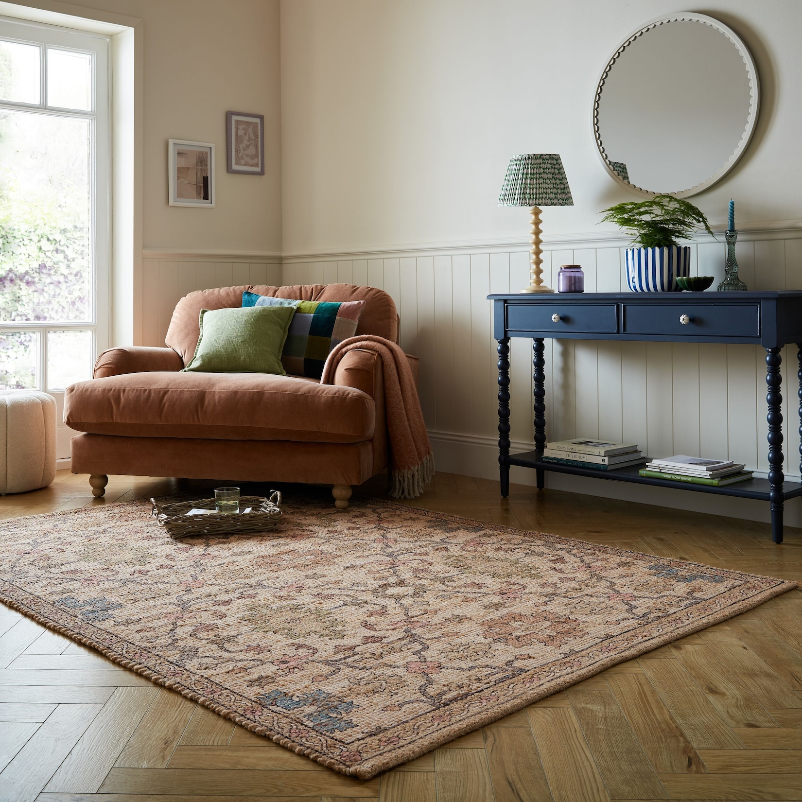 Jute-Teppich Orient Rosa 200 x 290 cm - AVILL Kadima Design