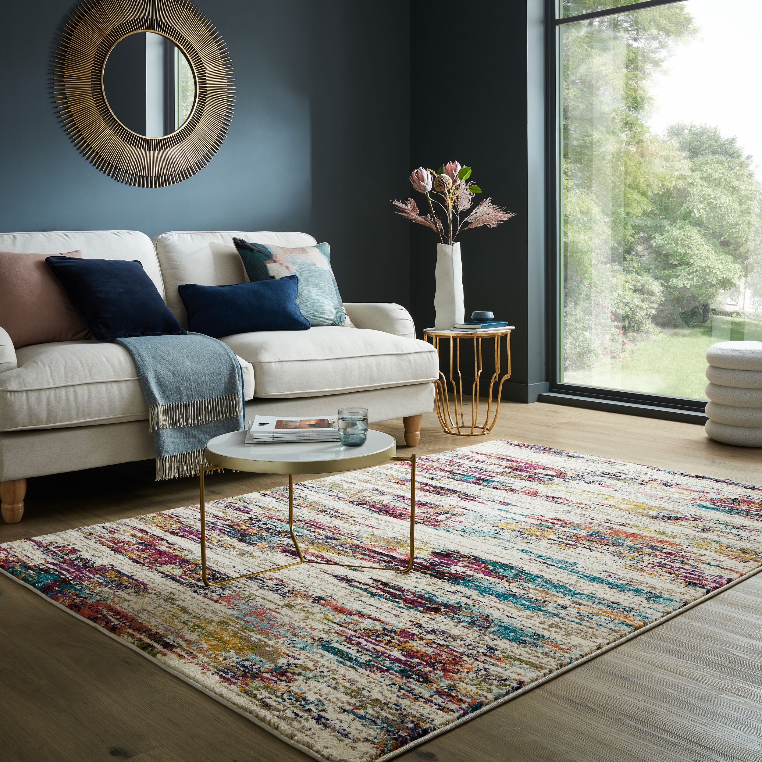 Teppich Farbstrich Bunt 200 x 290 cm - FAL | Kadima Design - Bild 1