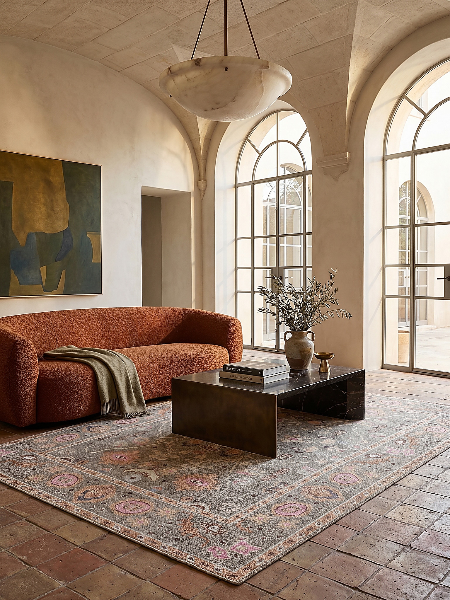 Teppich Orient Rosa-Bunt 190 x 290 cm - HURST | Kadima Design - Bild 1