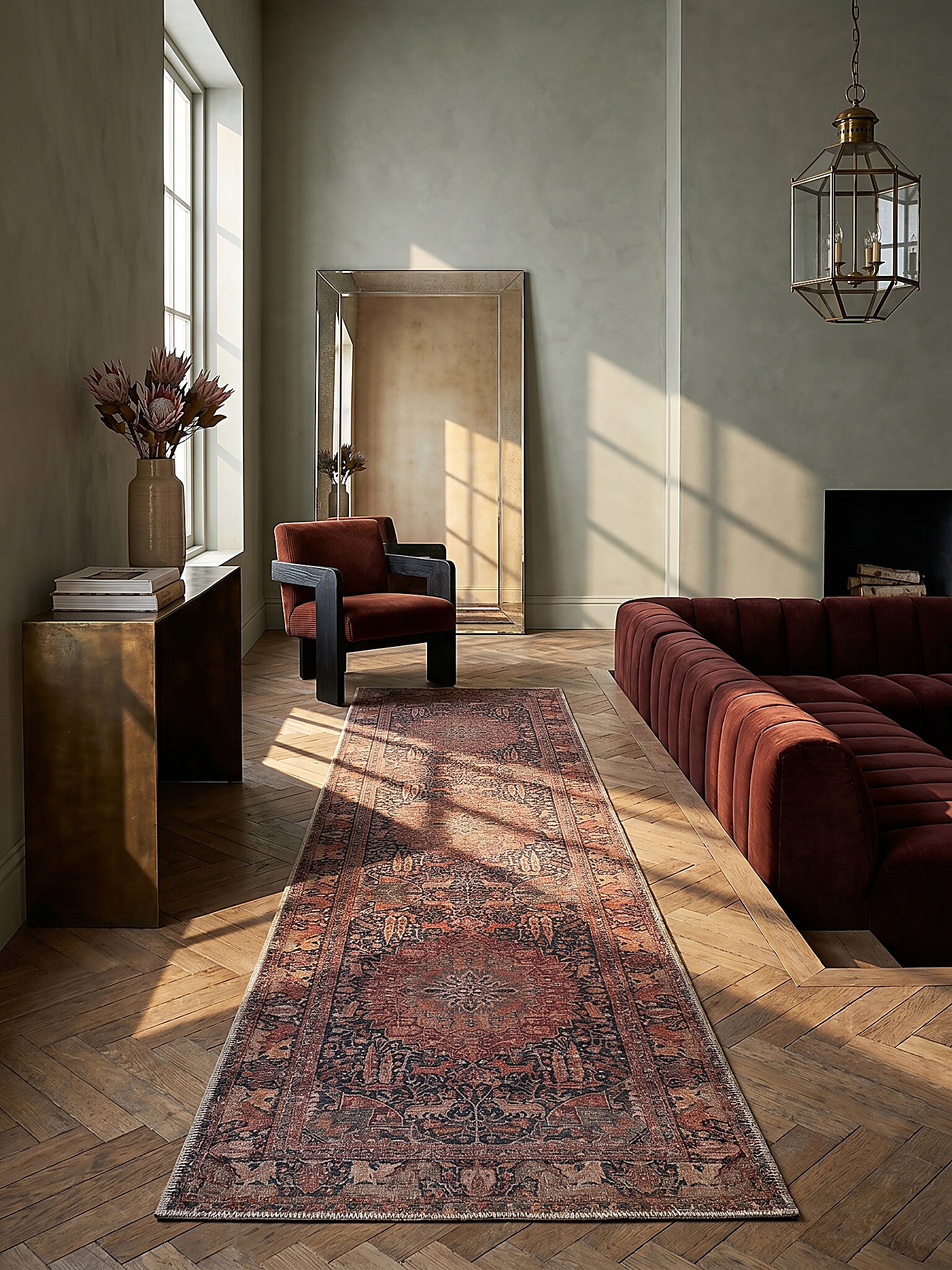 L&auml;ufer Orient Rot 60 x 230 cm - HURST | Kadima Design - Bild 1