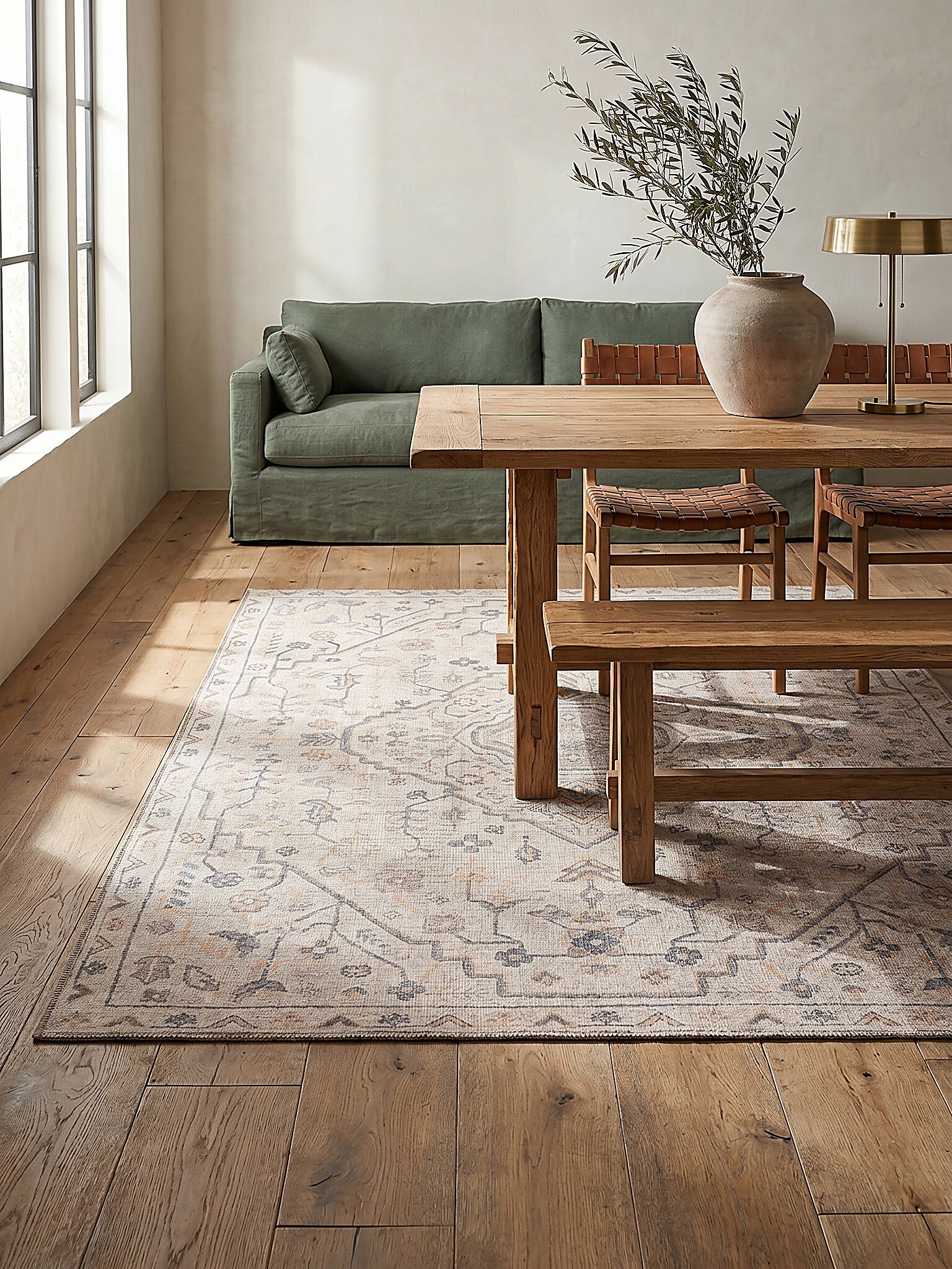 Teppich Orient Beige 152 x 230 cm - HURST | Kadima Design - Bild 1