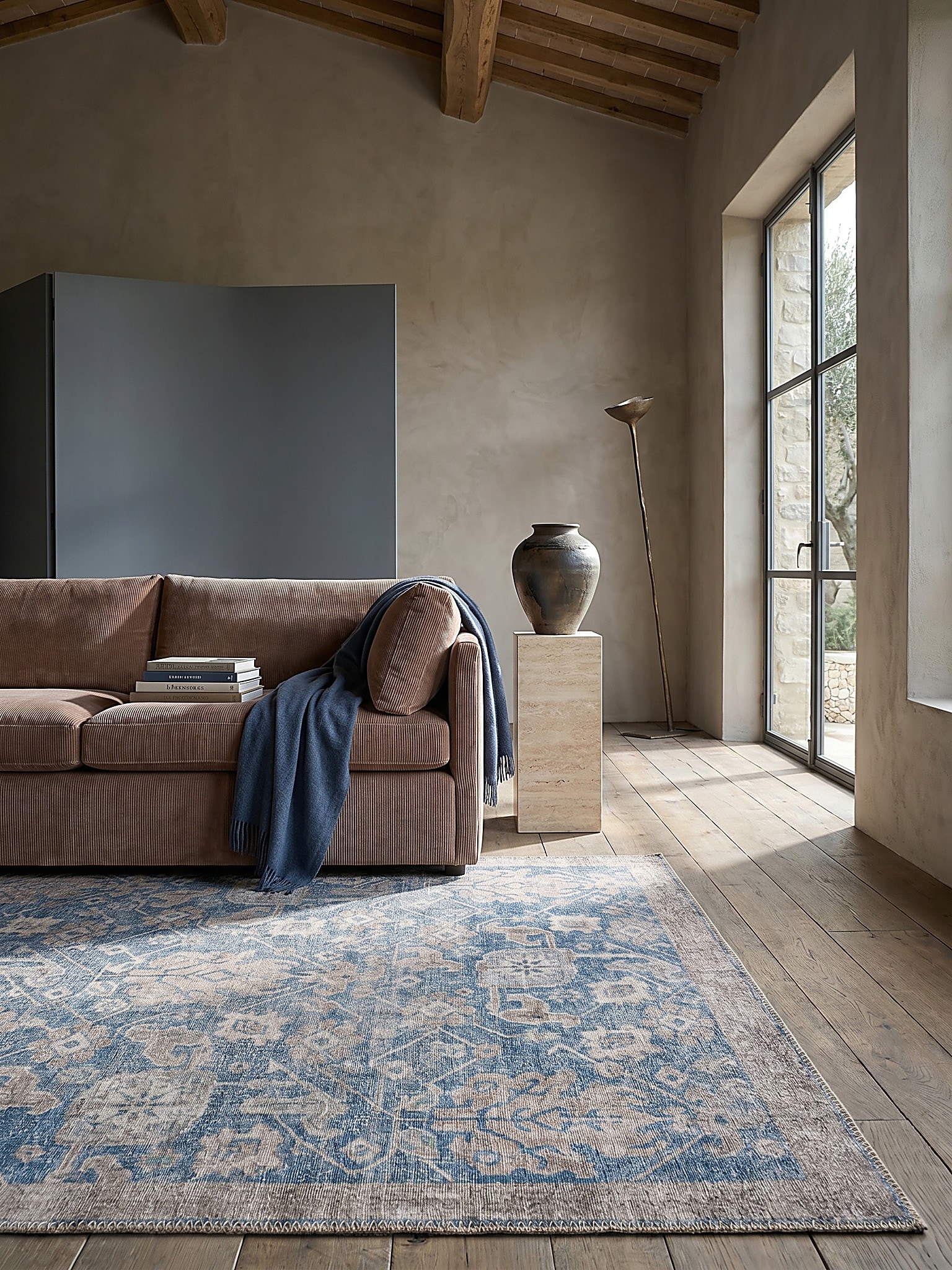 Teppich Orient Blau 152 x 230 cm - HURST | Kadima Design - Bild 1