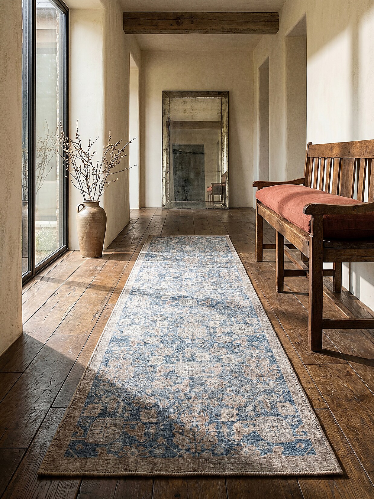 Läufer Orient Blau 60 x 230 cm - HURST Kadima Design