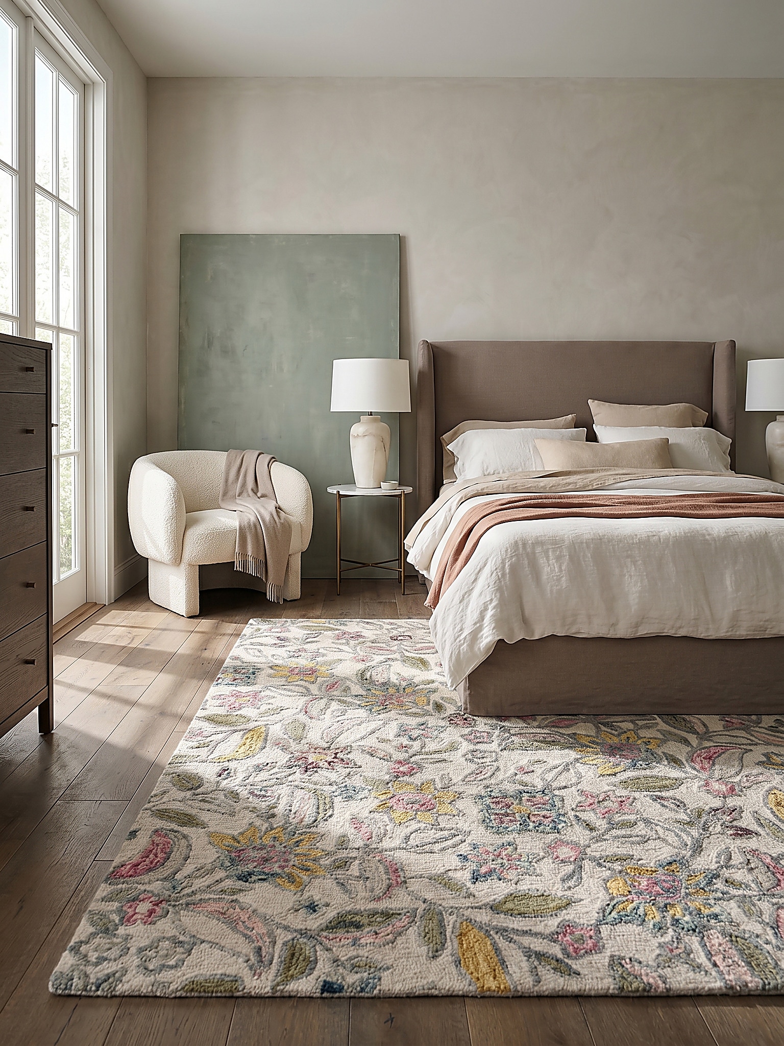 Wollteppich floral Bunt 120 x 170 cm - SOAR | Kadima Design - Bild 1