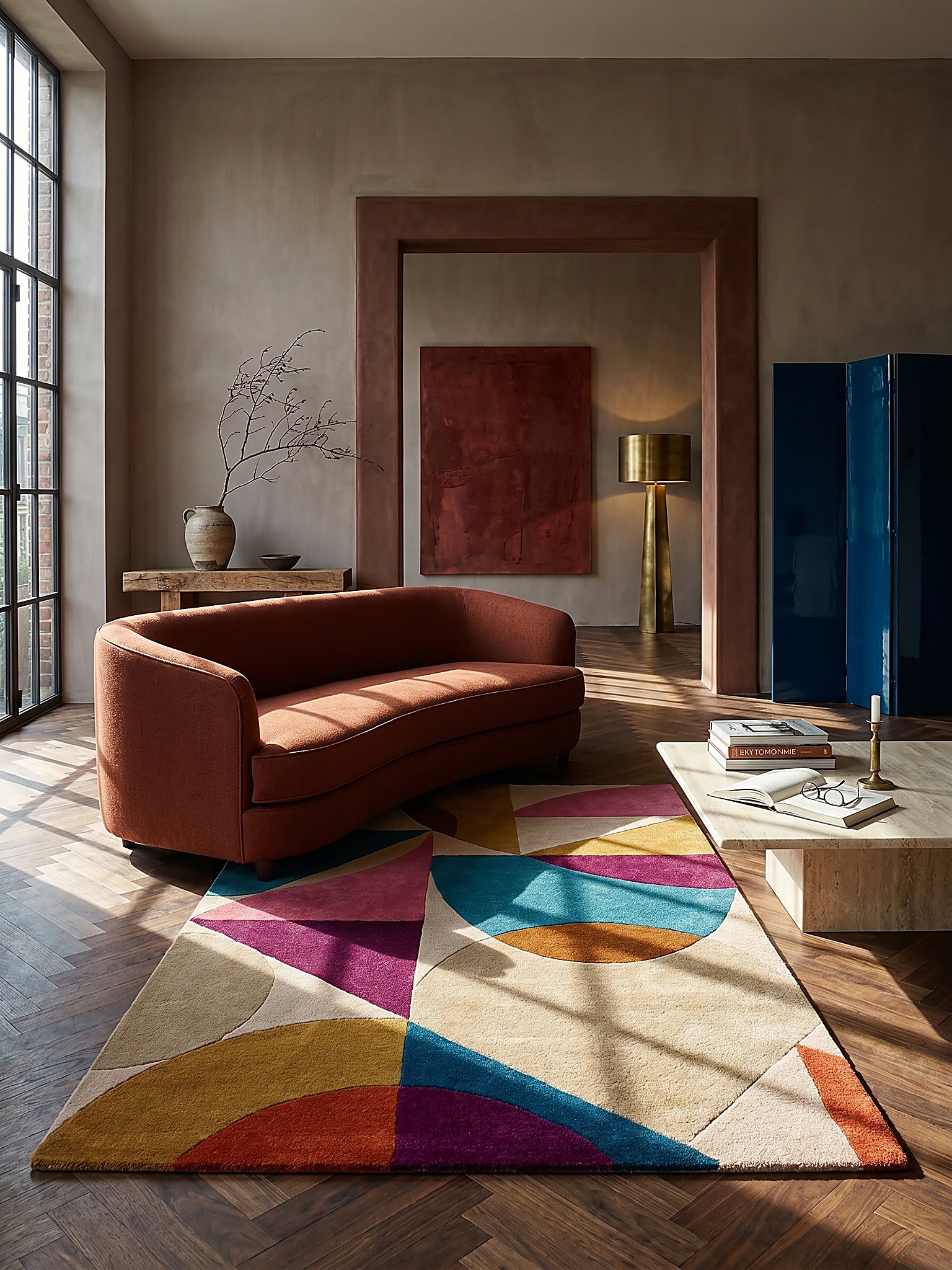 Wollteppich handgetuftet Bunt 120 x 170 cm - AIRE | Kadima Design - Bild 1