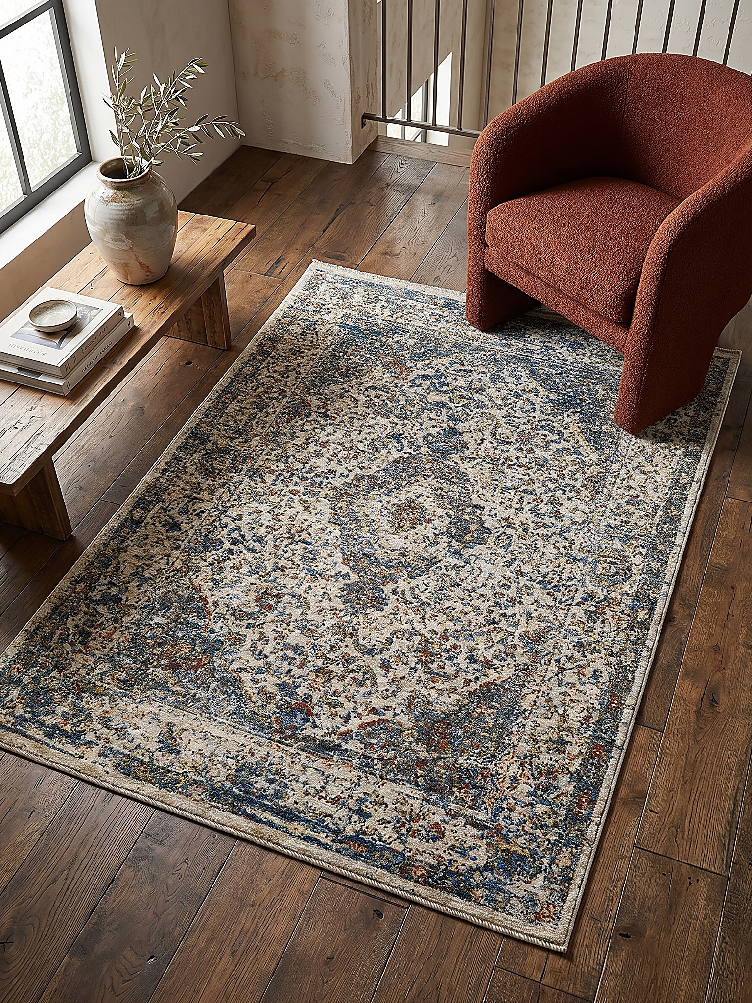 Teppich Orient Erdt&ouml;ne-Bunt 120 x 160 cm - ADUR | Kadima Design - Bild 1