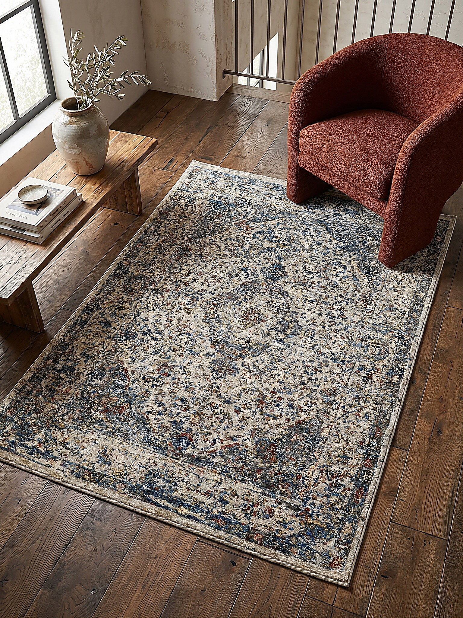 Teppich Orient Erdt&ouml;ne-Bunt 160 x 230 cm - ADUR | Kadima Design - Bild 1