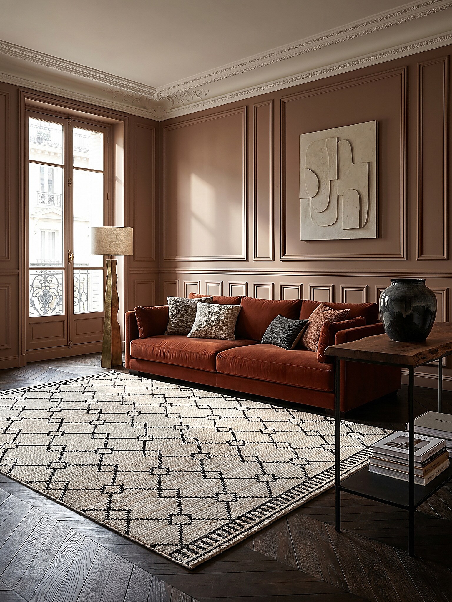 Teppich Berber Monochrom 200 x 300 cm - PERRAN | Kadima Design - Bild 1