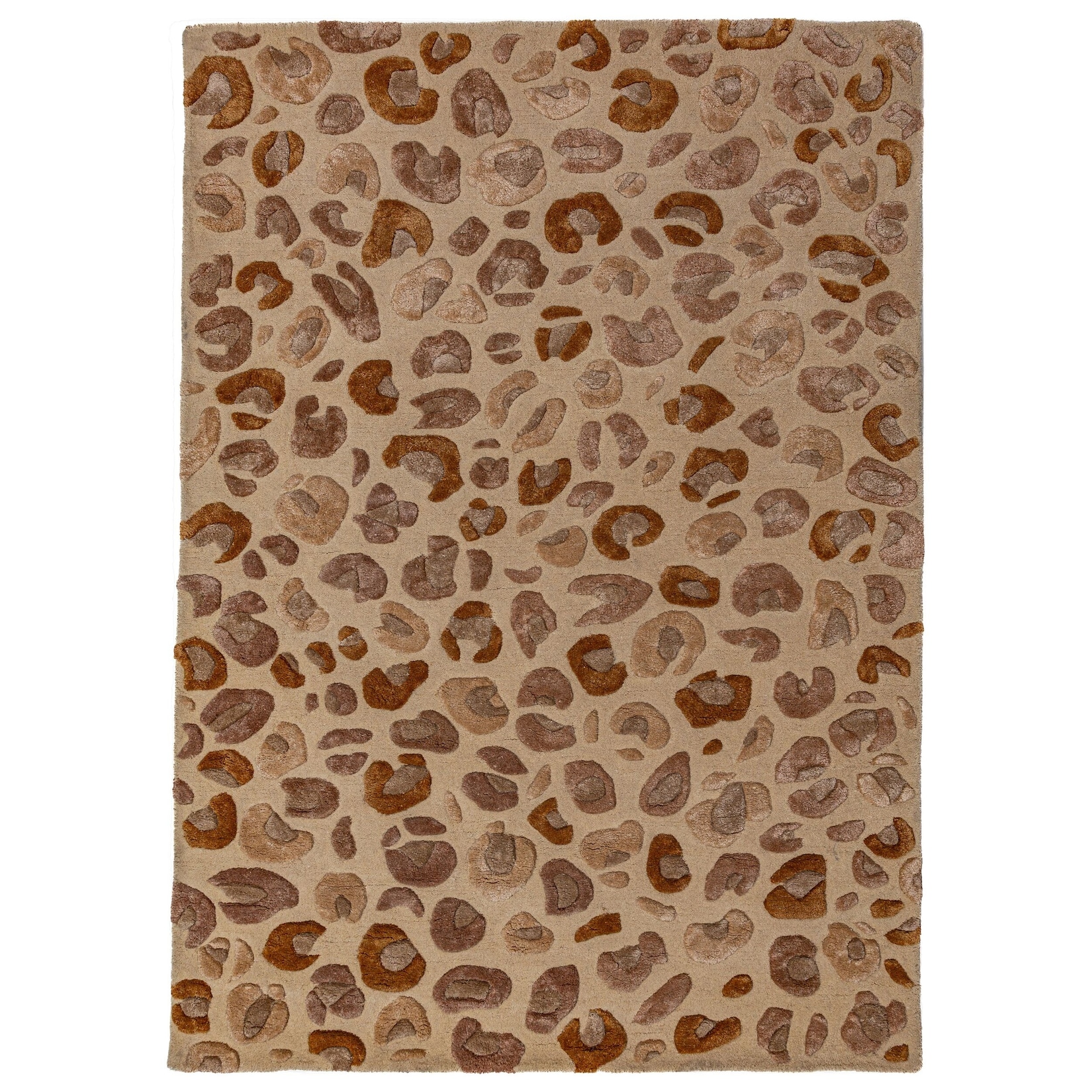 Teppich Leopard Natur 140 x 200 cm - SABLE Kadima Design